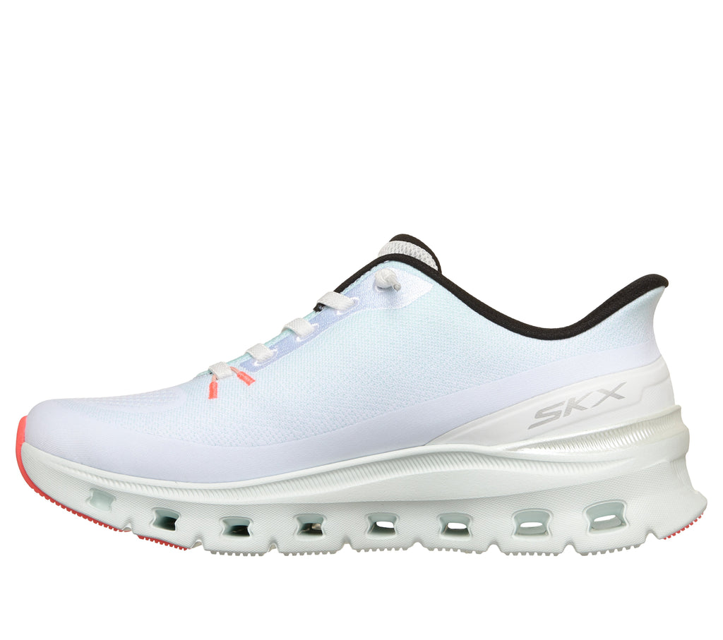 SKECHERS WOMENS ARCH FIT GLIDE-STEP PRO-LIGHT BLUE MULTI