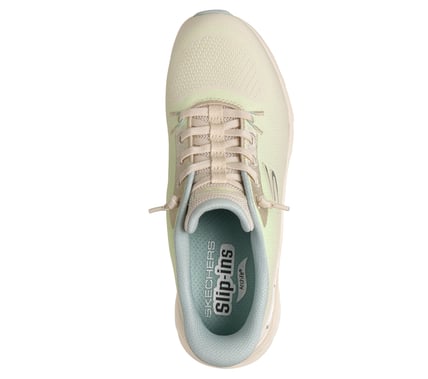 SKECHERS WOMEN'S ARCH FIT GLIDE-STEP PRO - NATURAL MINT