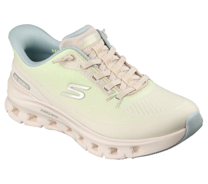 SKECHERS WOMEN'S ARCH FIT GLIDE-STEP PRO - NATURAL MINT