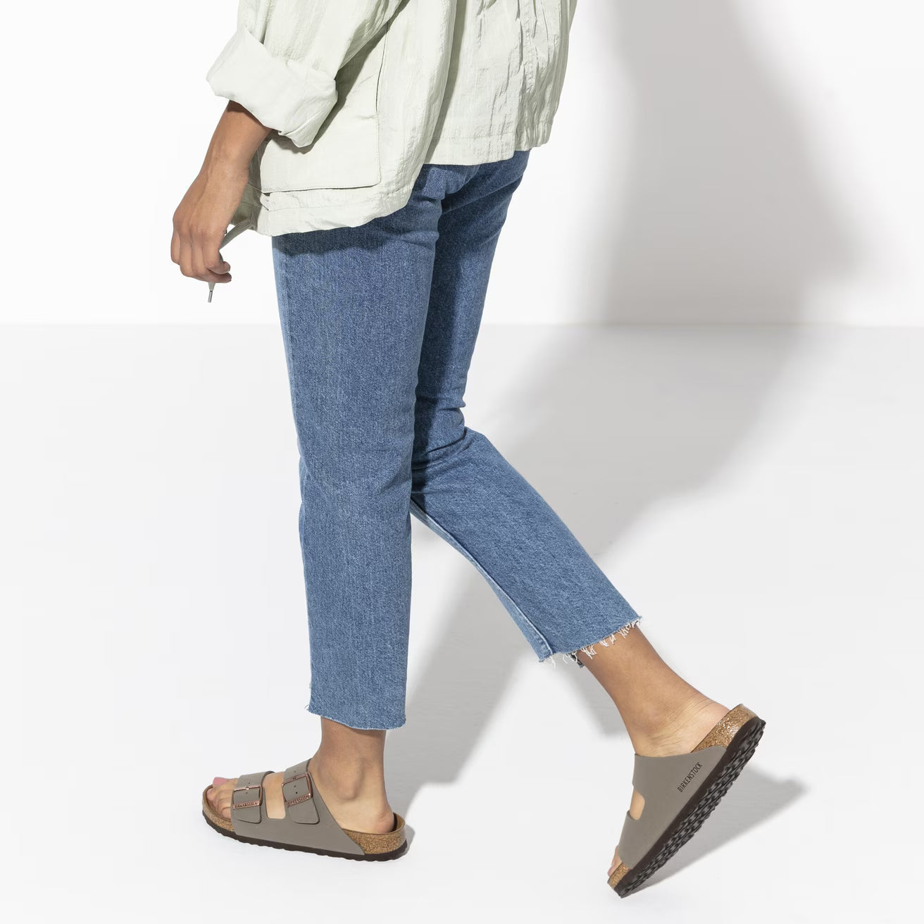 BIRKENSTOCK ARIZONA BFBC MENS STONE