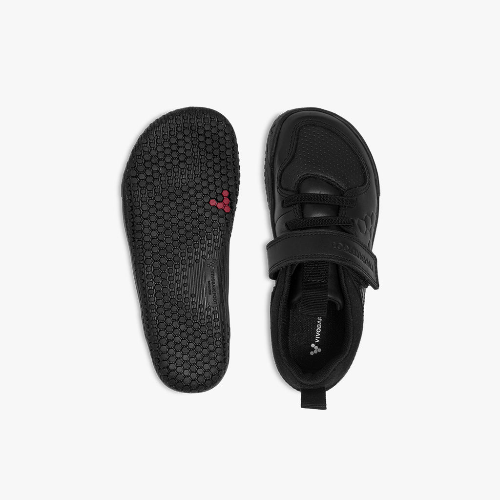Vivobarefoot Primus Ludo School Preschool Obsidian