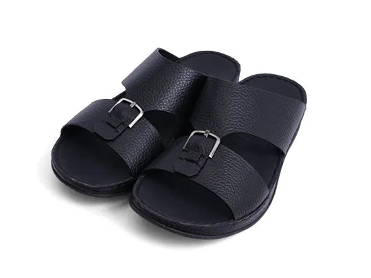 UNLINED HAMMERED ARABIC SANDALS AETREX BLACK