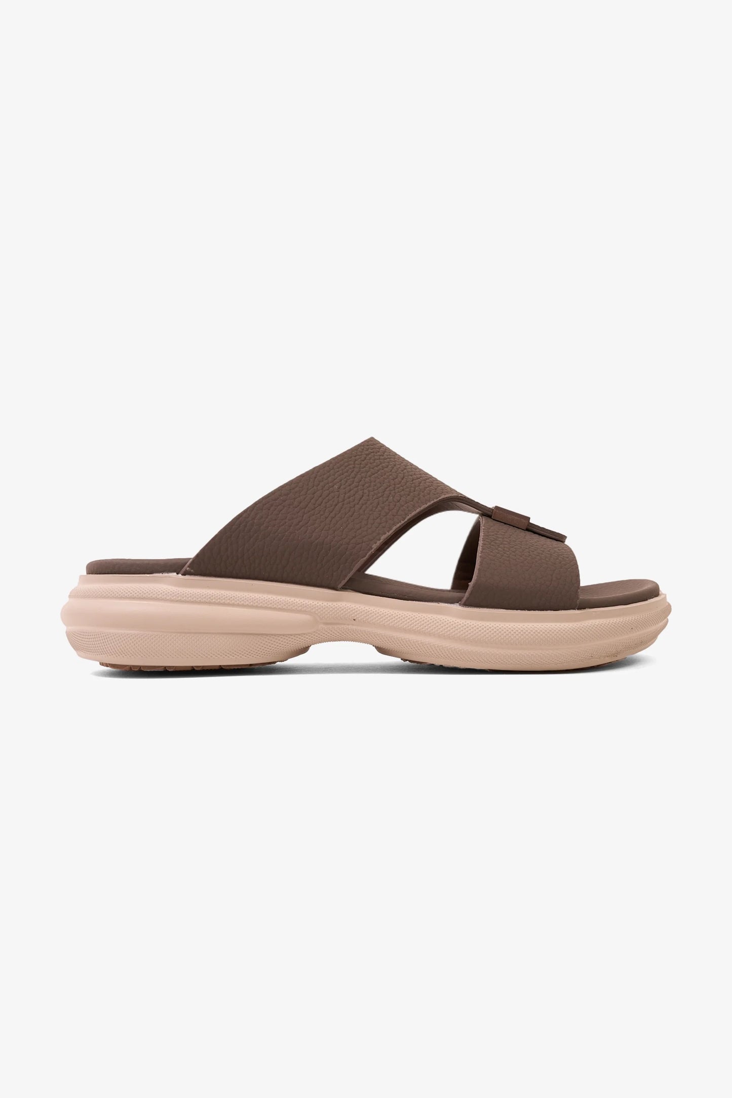 Comfort Plus Men's Signature Step Arabic Sandals Coffee MSDGBCPDN106