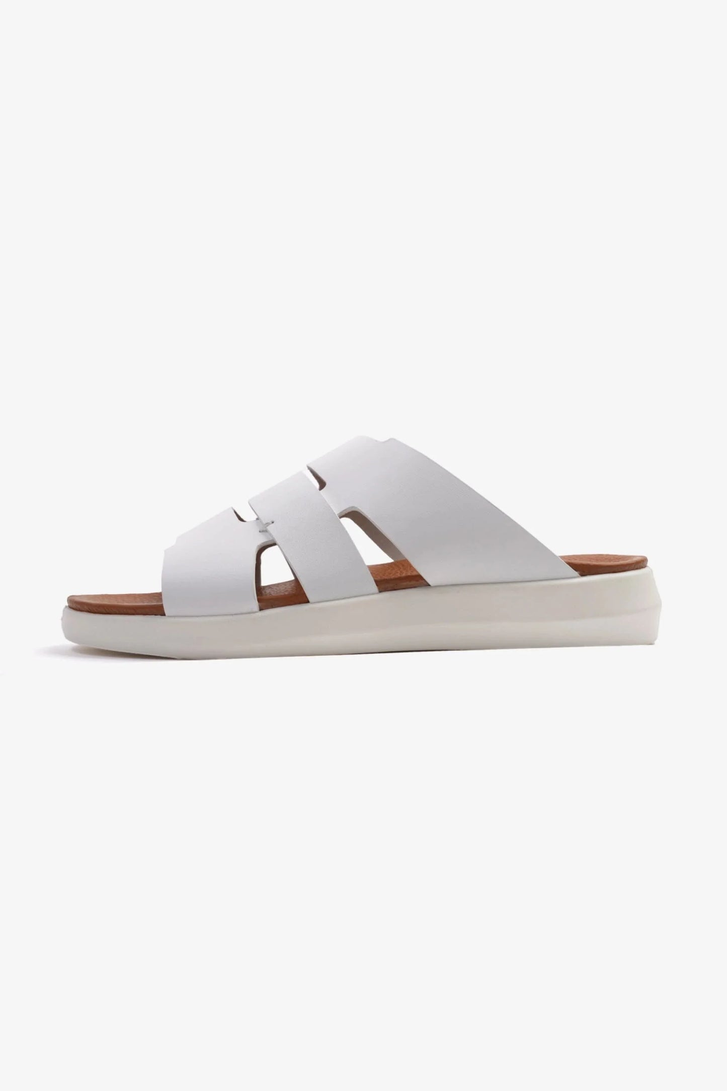 Comfort Plus Men's 2.2mm Arabic Sandals White MSDCPKYB66