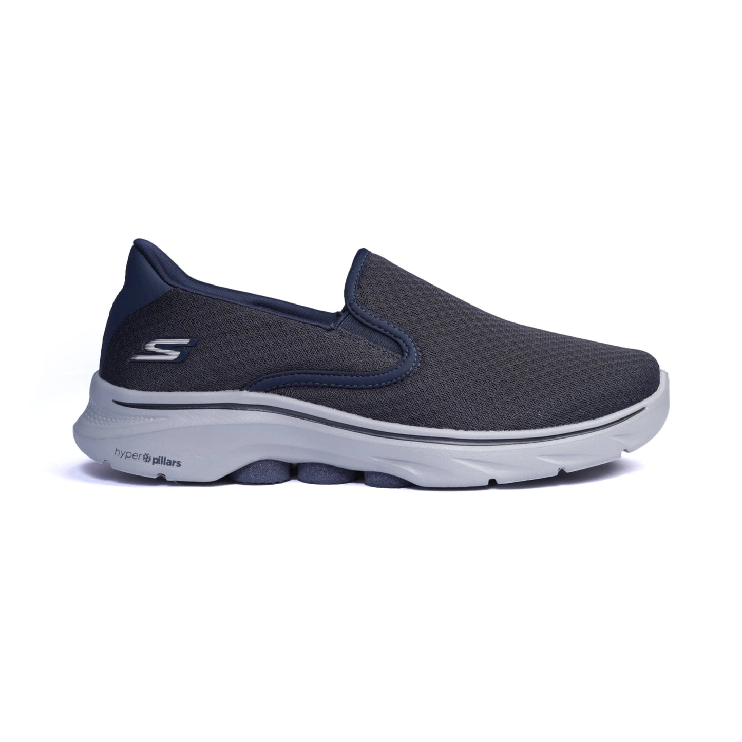 Skechers Go Walk 7 Men Memory Foam Walking Shoes Navy