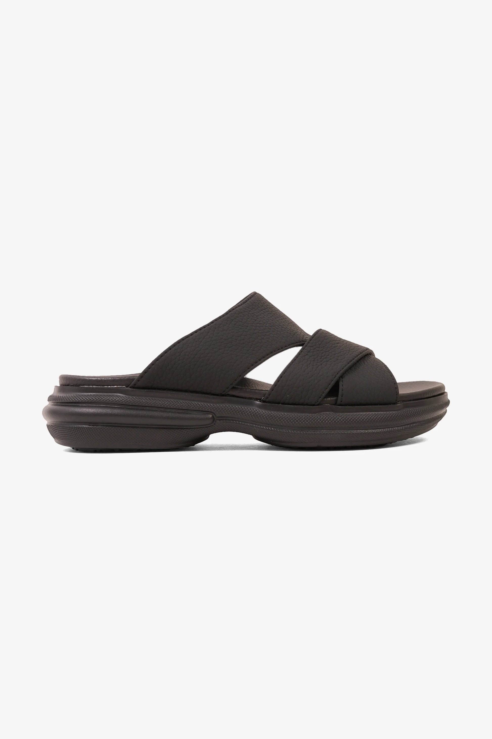 Comfort Plus Men's Cloud Step Arabic Sandals Black MSDGBCPDN103