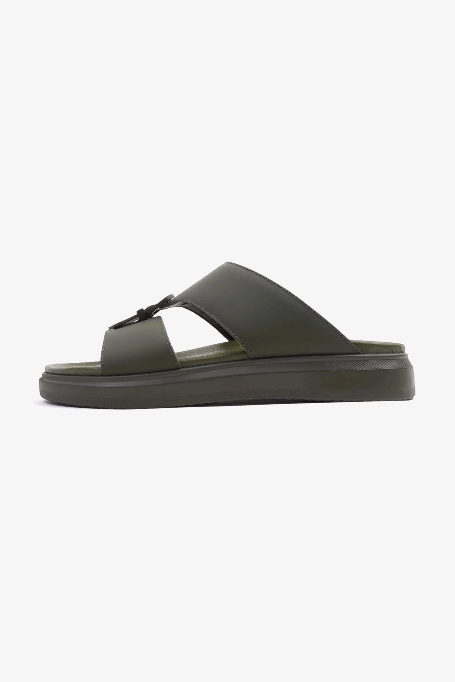 Cavalier Uomo Men's Arabic Classic Trim Extra Cushioned Sandals Olive MSDCVBOL05