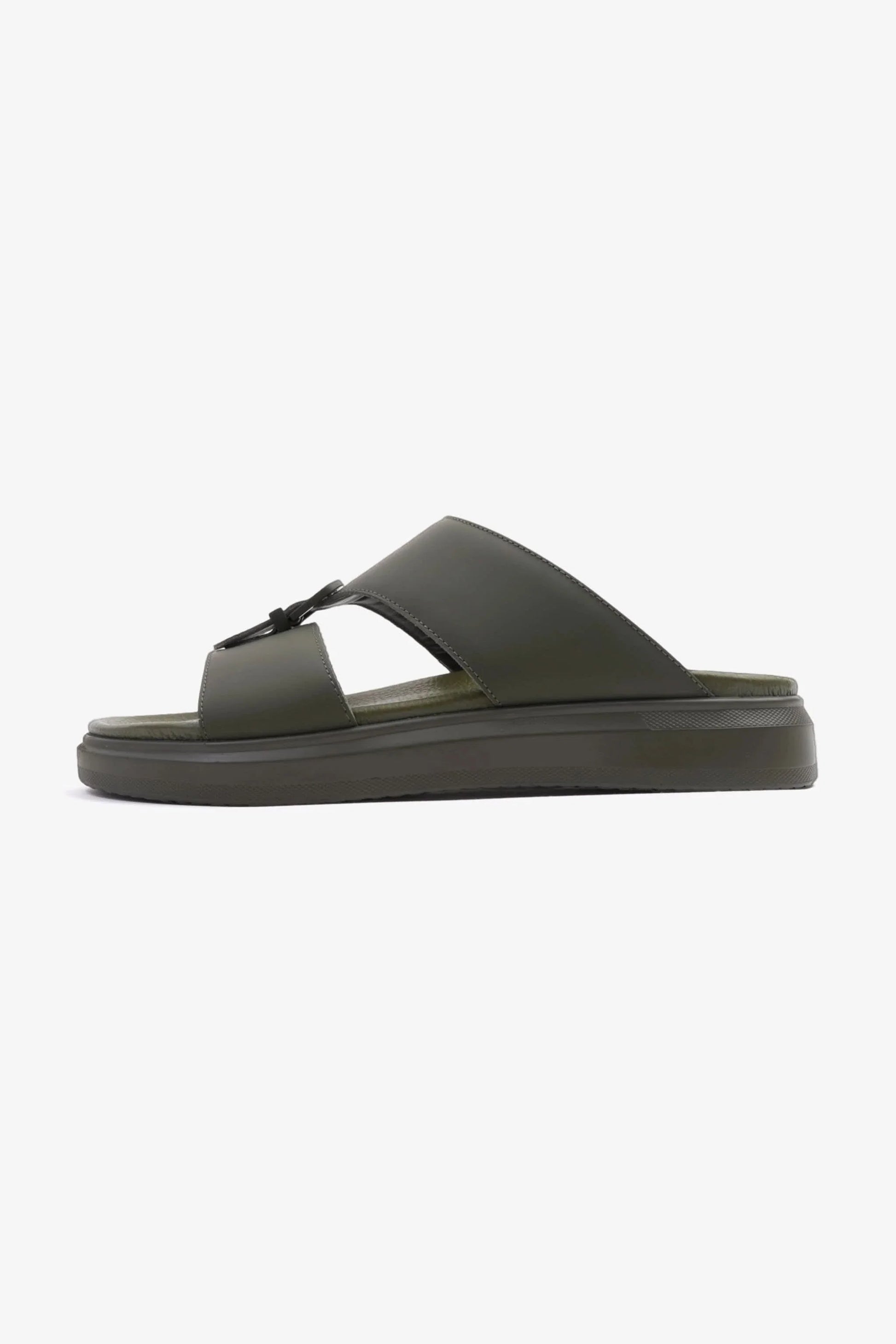 Cavalier Uomo Men's Arabic Classic Trim Extra Cushioned Sandals Olive MSDCVBOL05