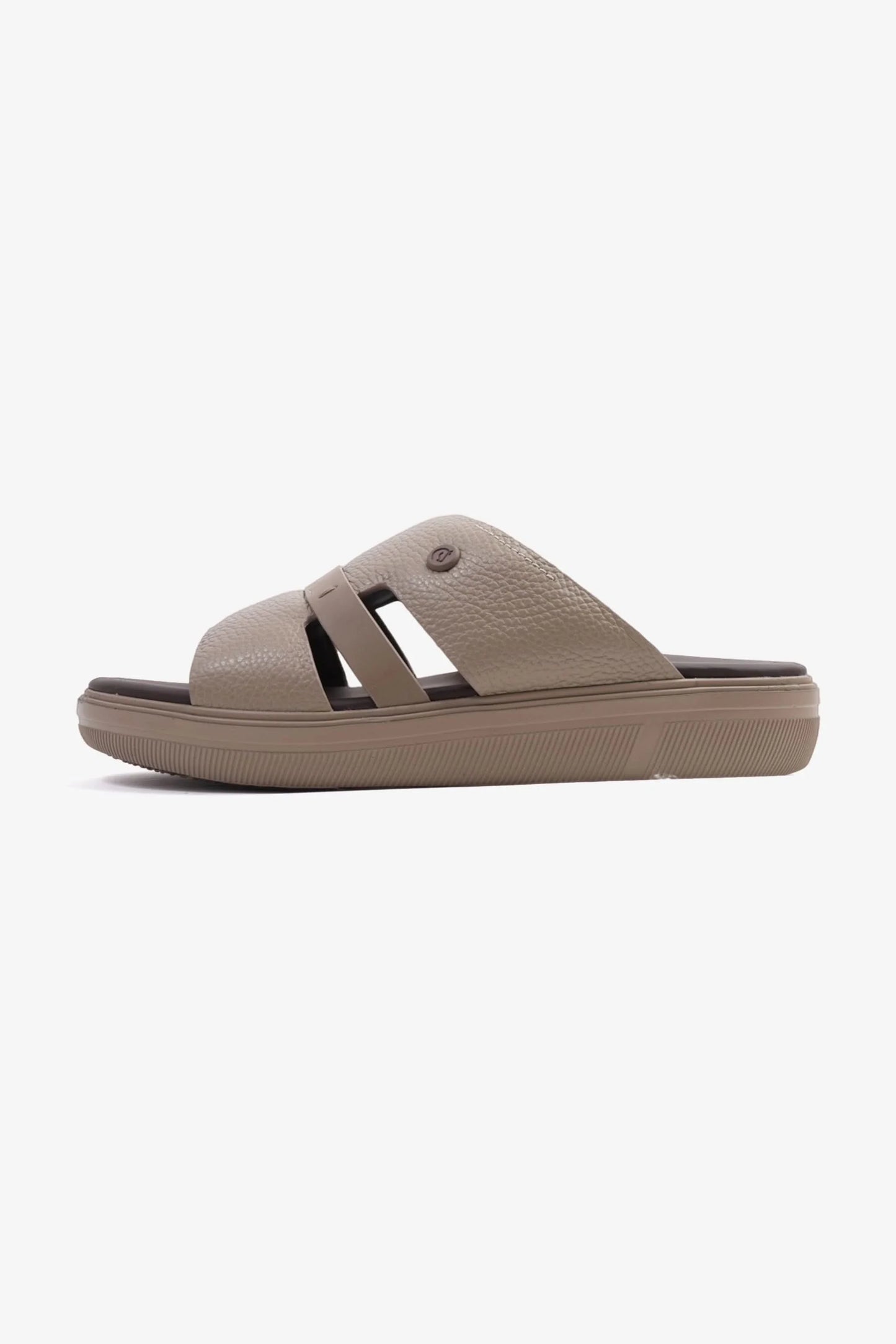 Cavalier Uomo Men's Arabic Genuine Leather Sandals Beige MSDCVJS504