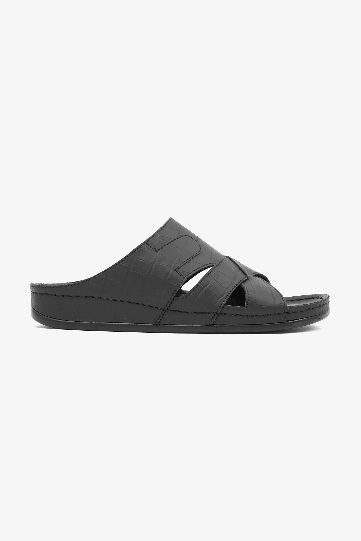 Comfort Plus Men's Arabic Sandals Black MSDCPAV03
