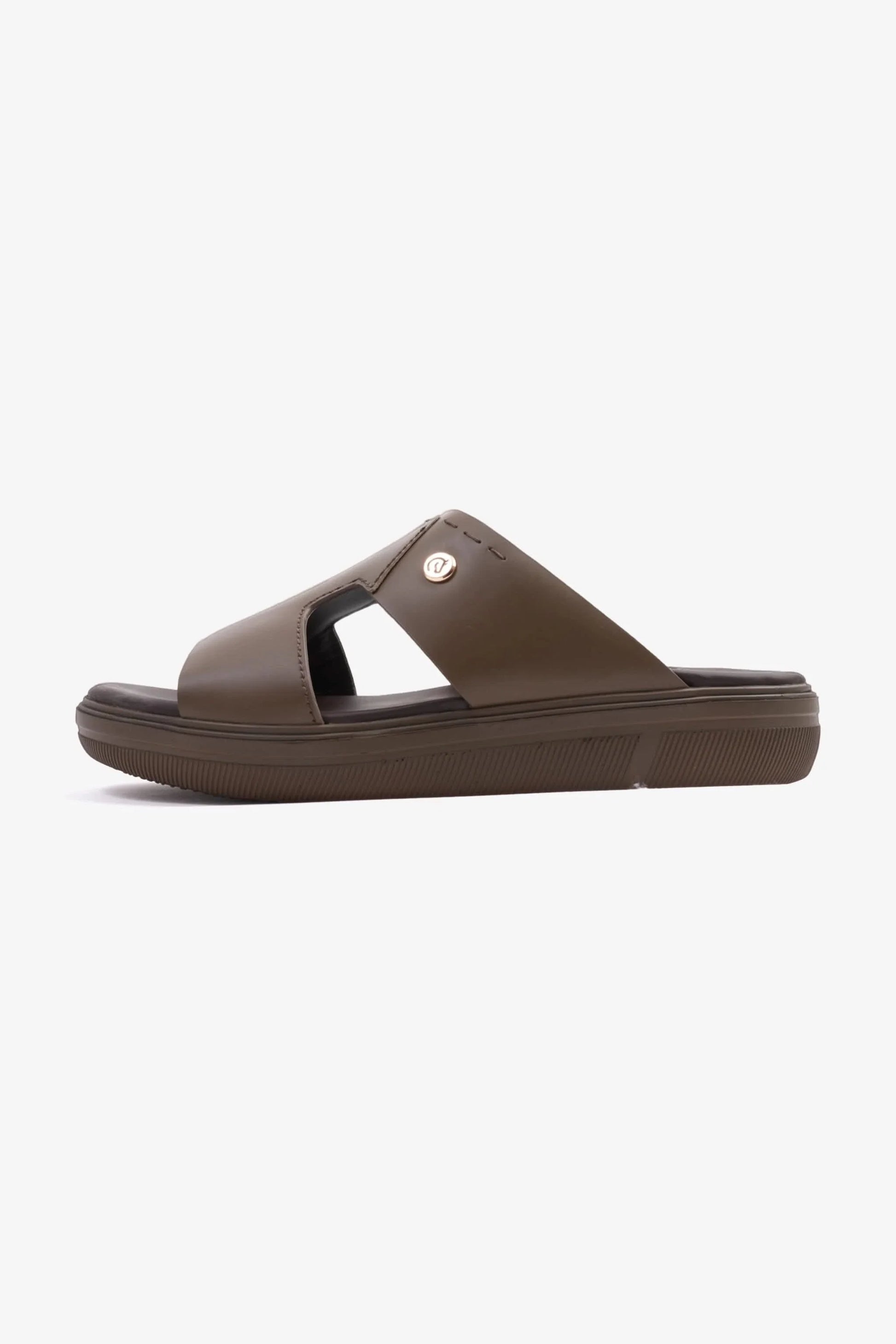 Cavalier Uomo Men's Leather Arabic Sandals Truffle MSDCVJS503