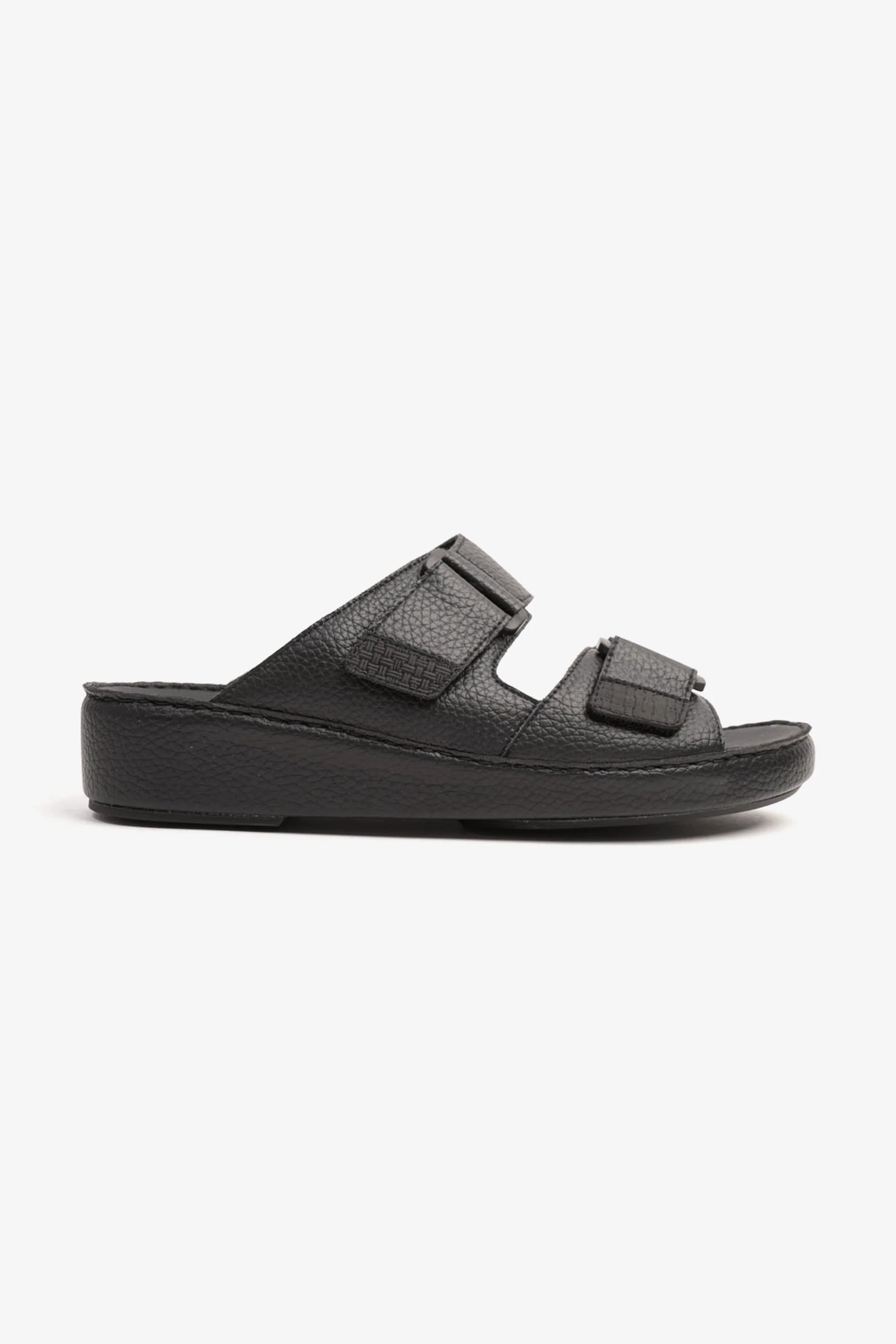 Cavalier Uomo Men's Arabic Sandals With Adjustable Strap Black MSDCV1107