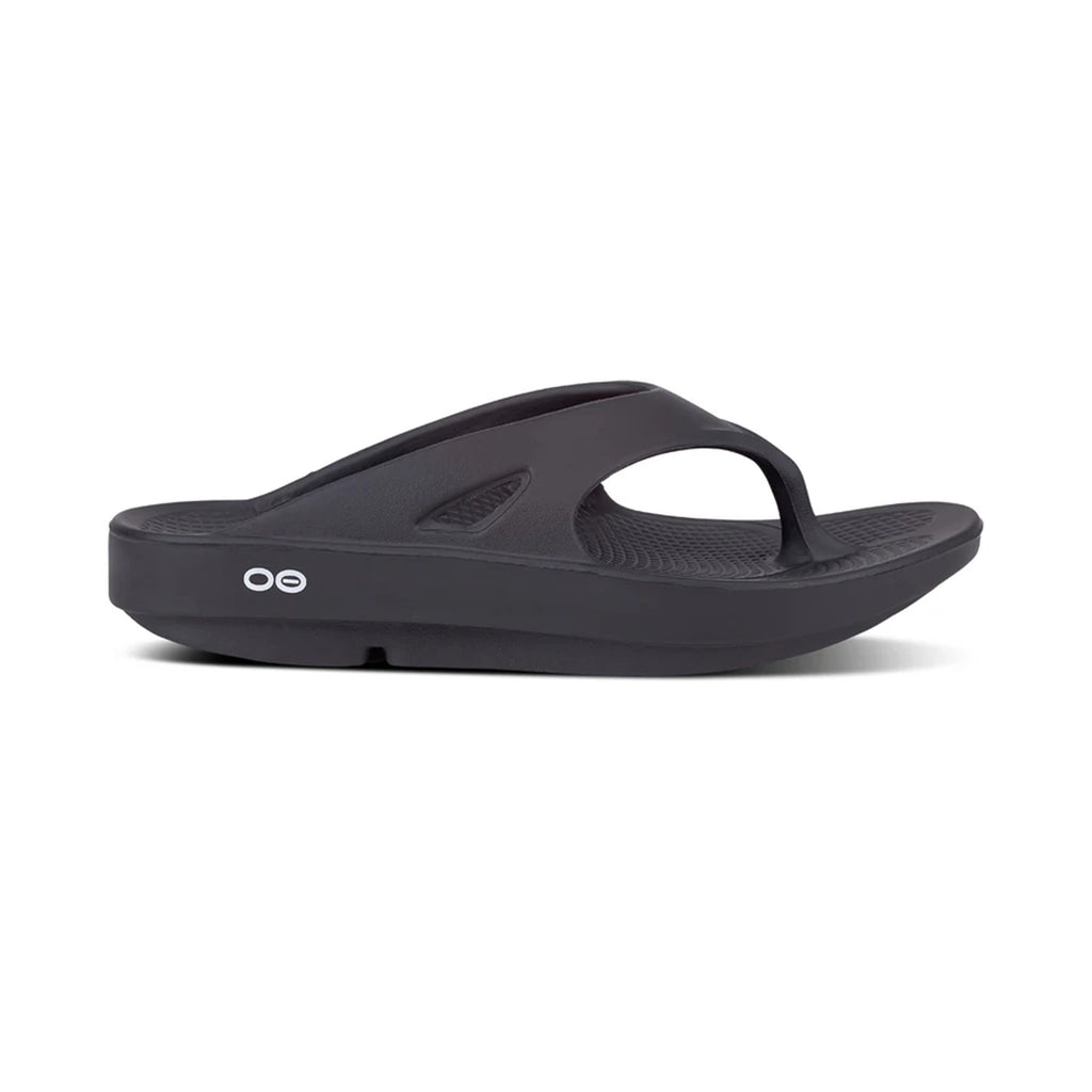 OOFOS OORIGINAL THONG SPORTS SANDAL- BLACK