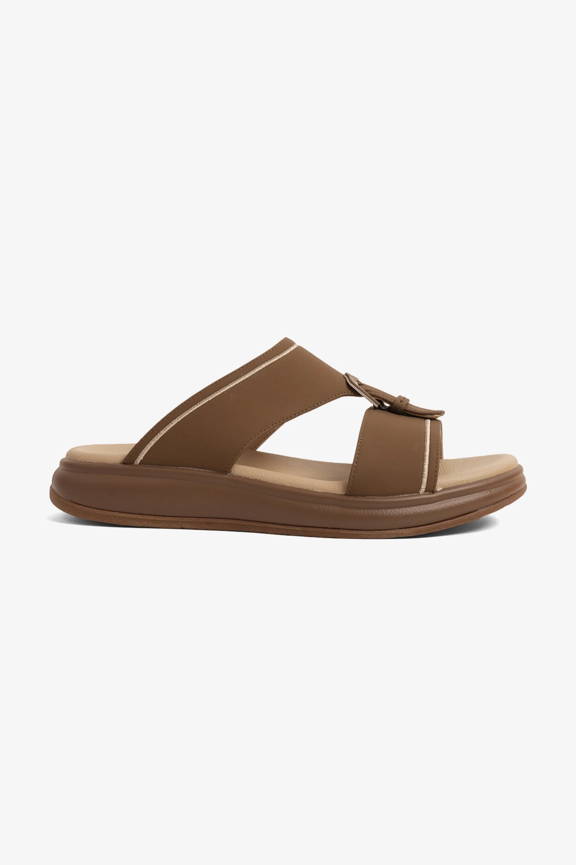 Comfort Plus Men's Adapt Arabic Sandals Brown MSDGBCPTD101