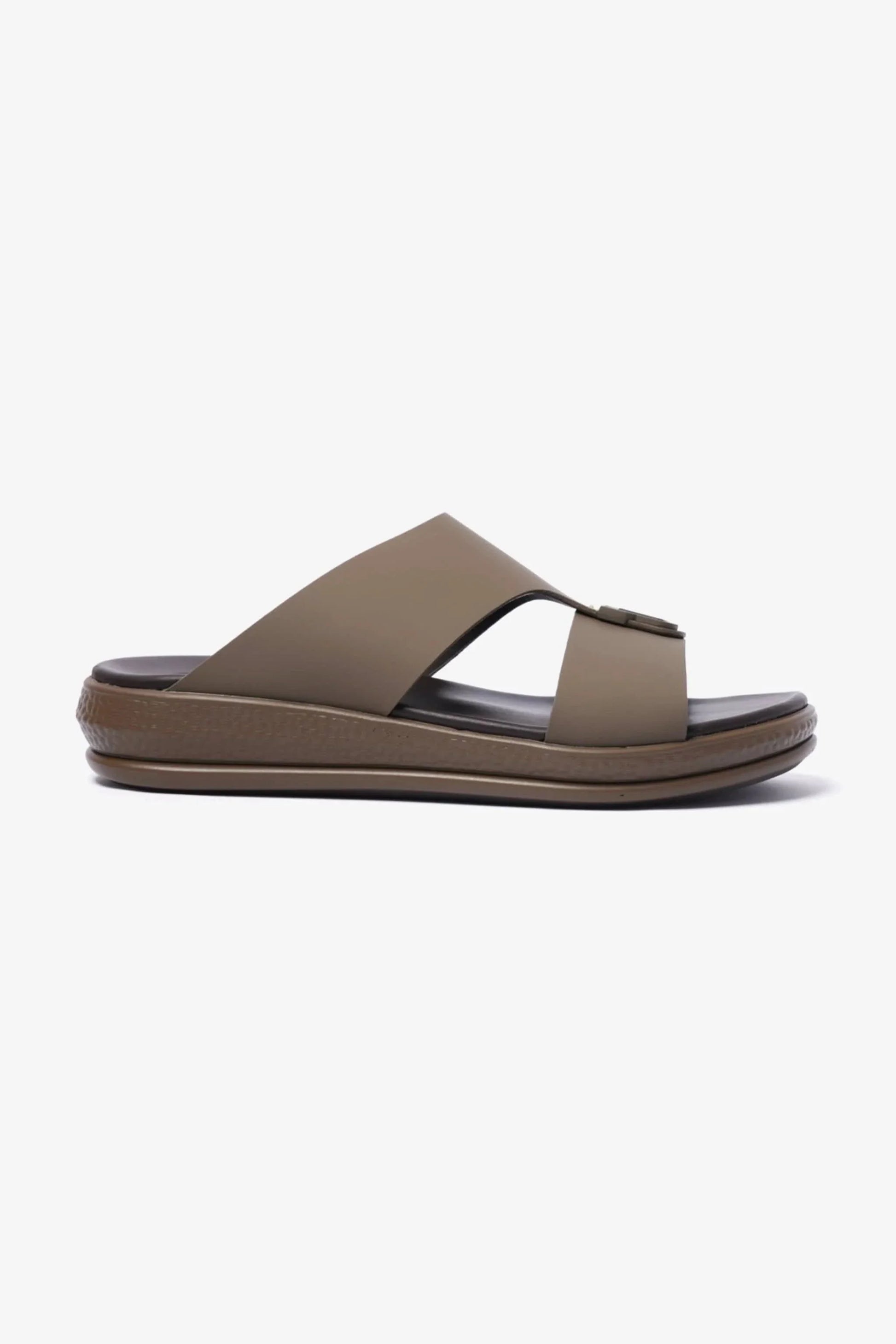 Comfort Plus Men's Leather Sandals Truffle MSDCPD101