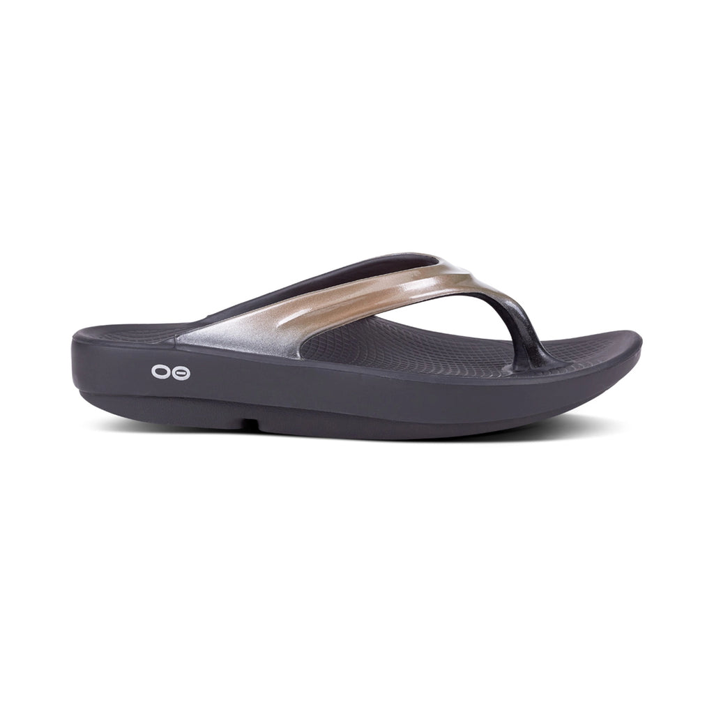 OOFOS WOMEN'S OOLALA LUXE SANDAL - LATTE