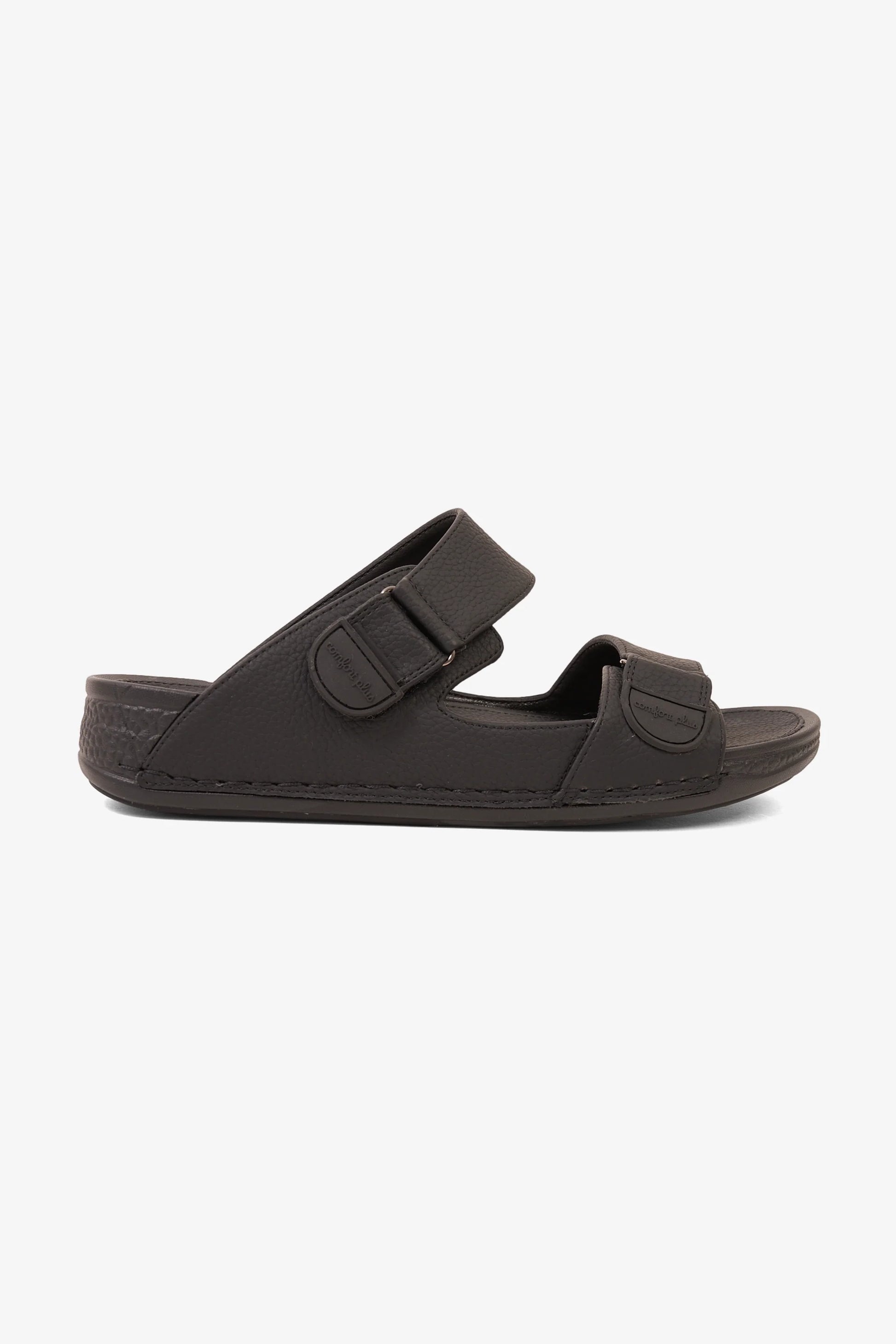 Comfort Plus Men's Elite Cushion Arabic Sandals Black MSDGBCPAS101