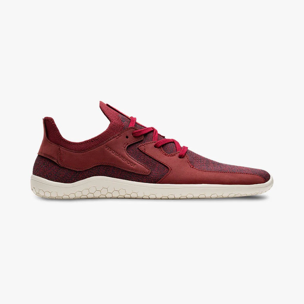 Vivobarefoot Primus Asana I Mens Shoes Burgundy