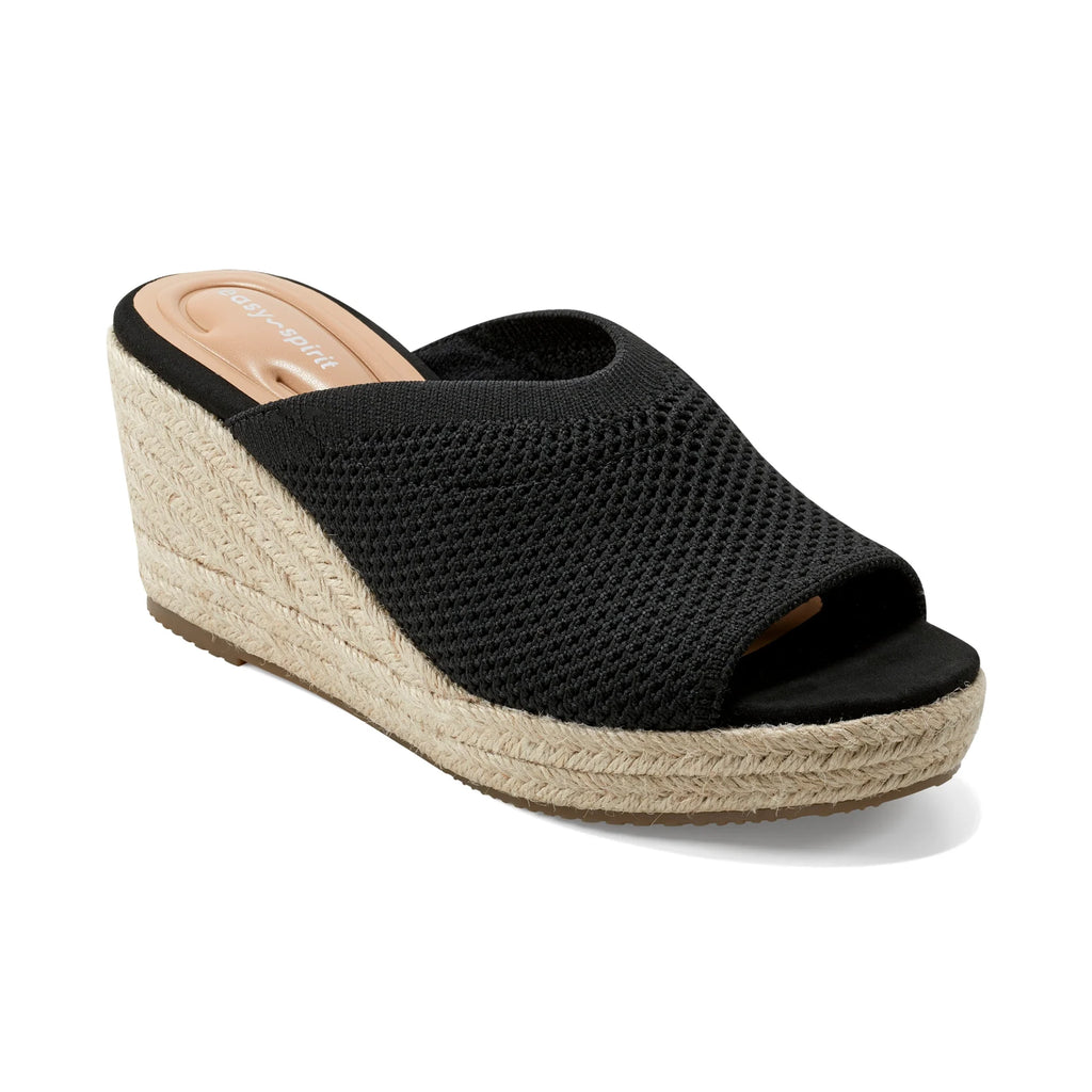 EASY SPIRIT LADIES SANDALS - BLACK SEJALEN2