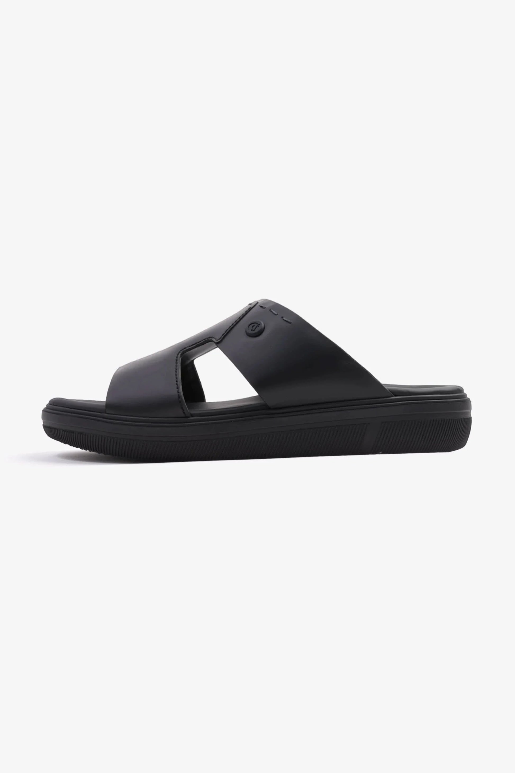 Cavalier Uomo Men's Slip-On Arabic Sandals Black MSDCVJS503