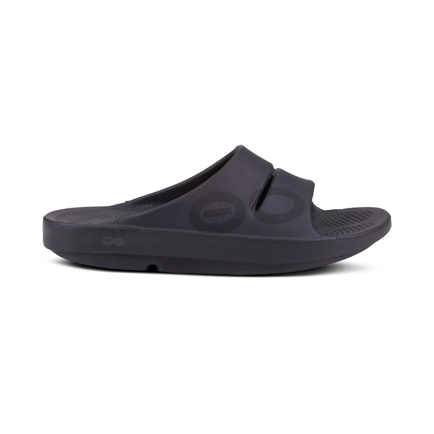 OOFOS MEN'S OOAHH SPORT SLIDE SANDAL - BLACK