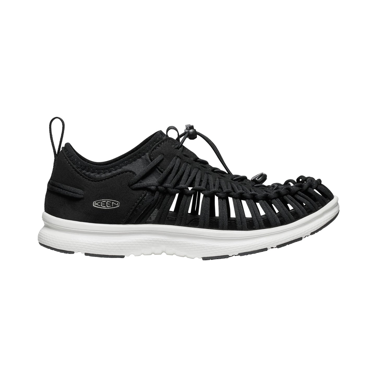 MENS UNEEK O3 FLAT SANDALS BLACK /STAR WHITE