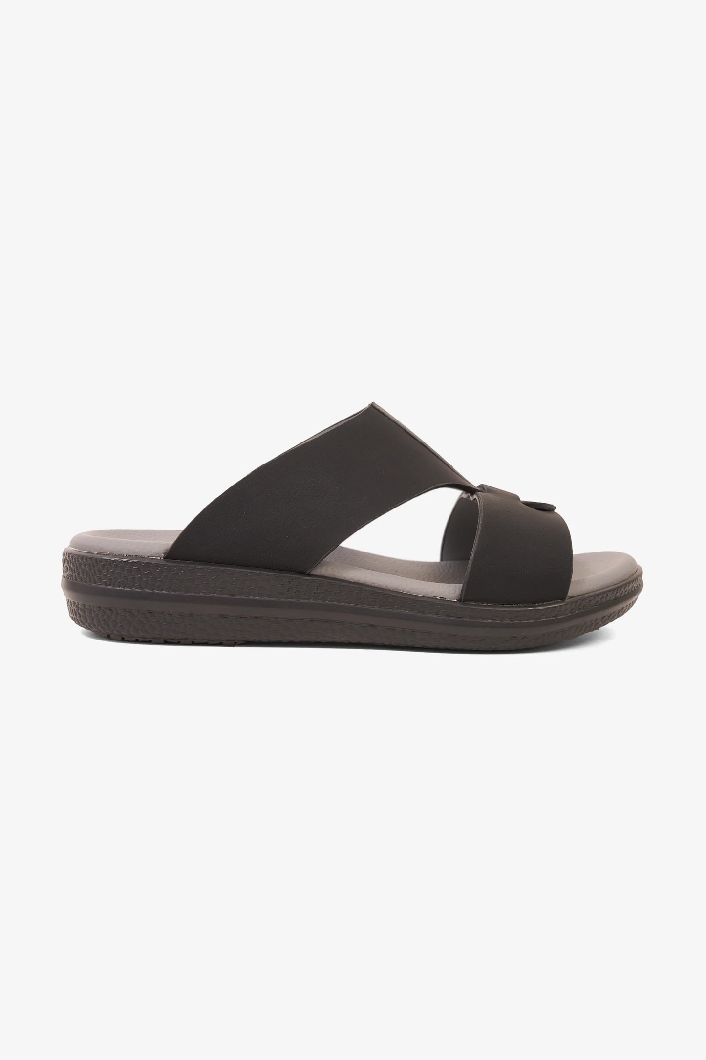 Comfort Plus Men's Glide Luxe Arabic Sandals Black MSDGBCPRS103