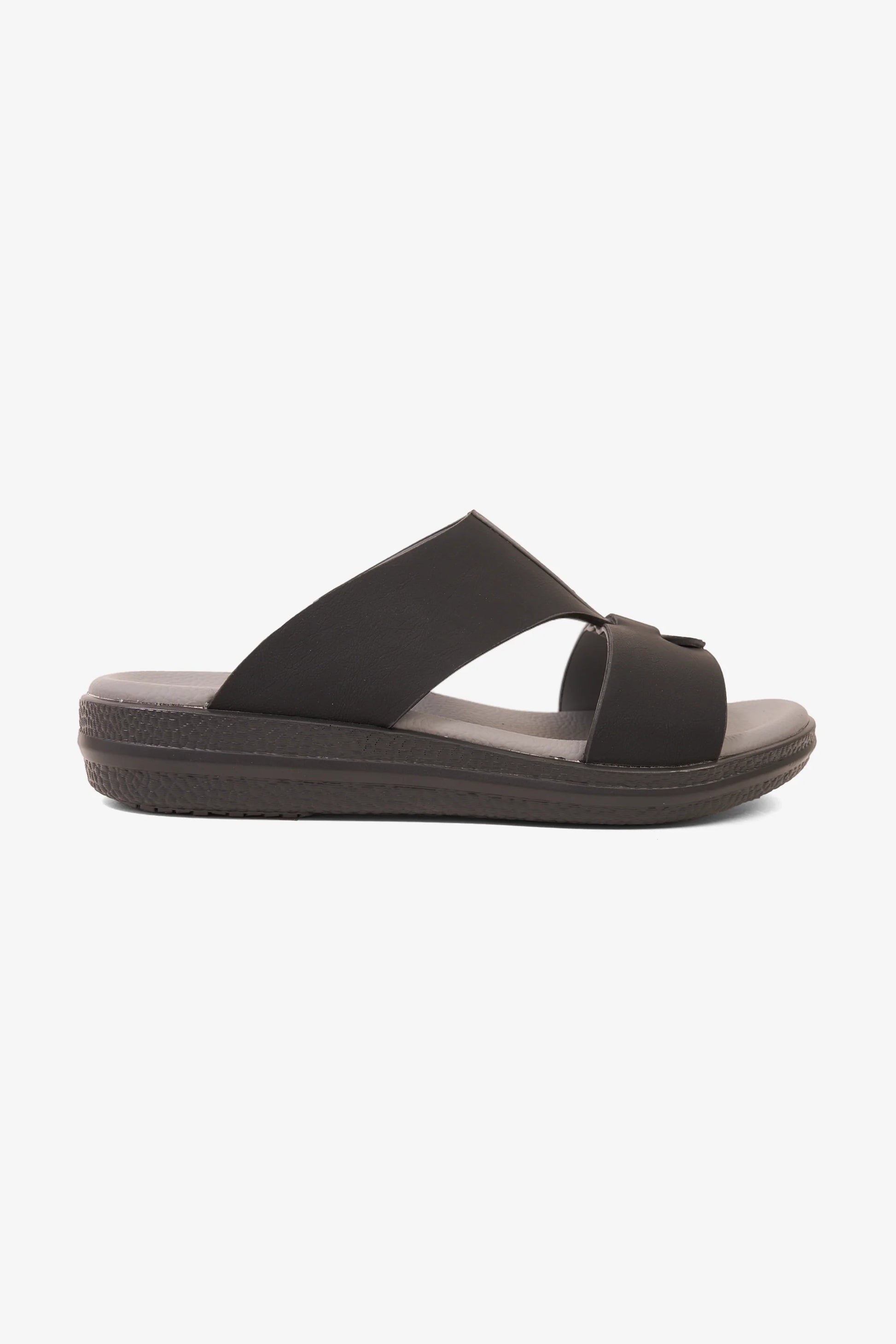 Comfort Plus Men's Glide Luxe Arabic Sandals Black MSDGBCPRS103