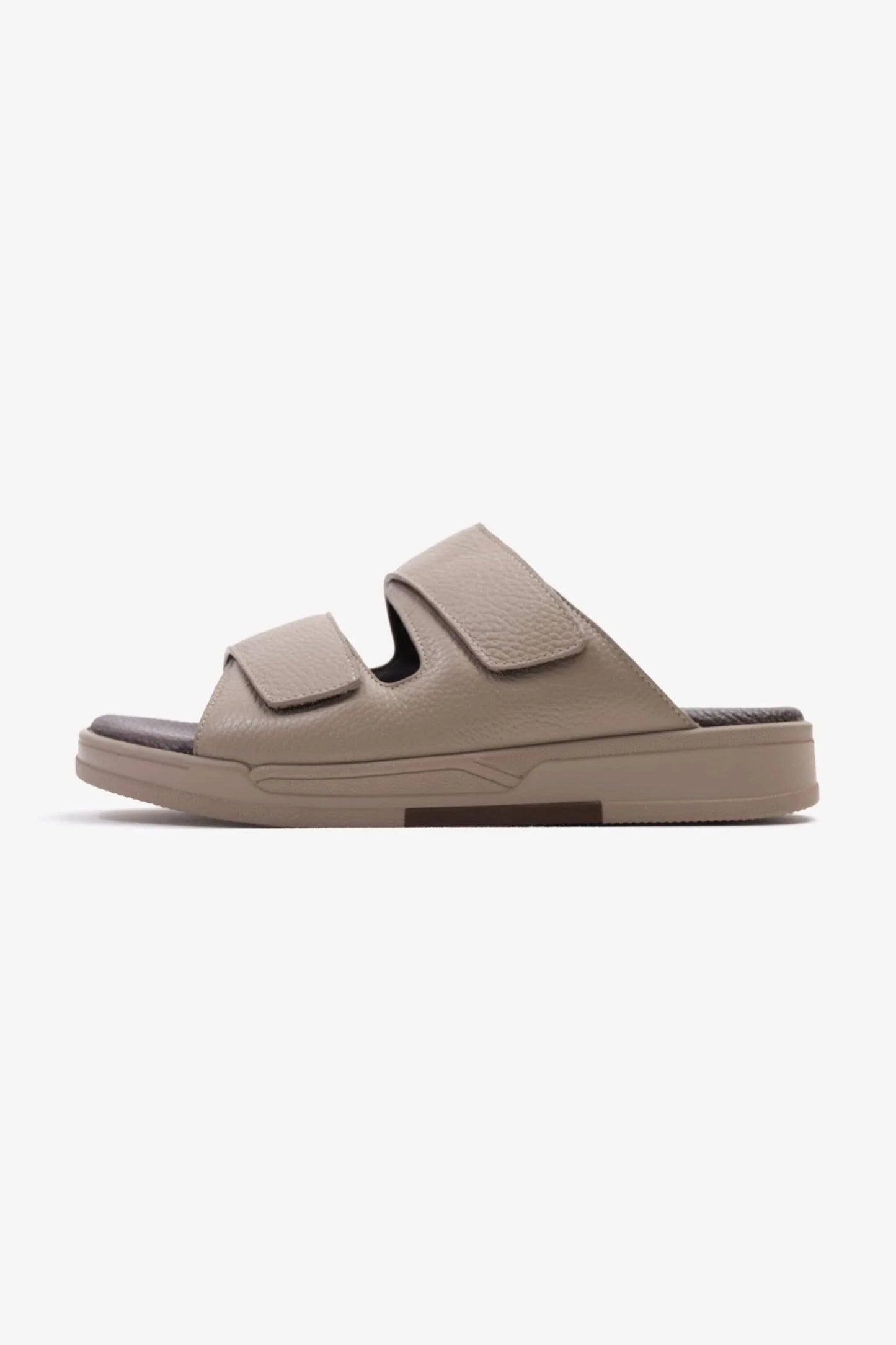 Cavalier Uomo Men's Arabic Leather Sandals Stone MSDCVHAR315