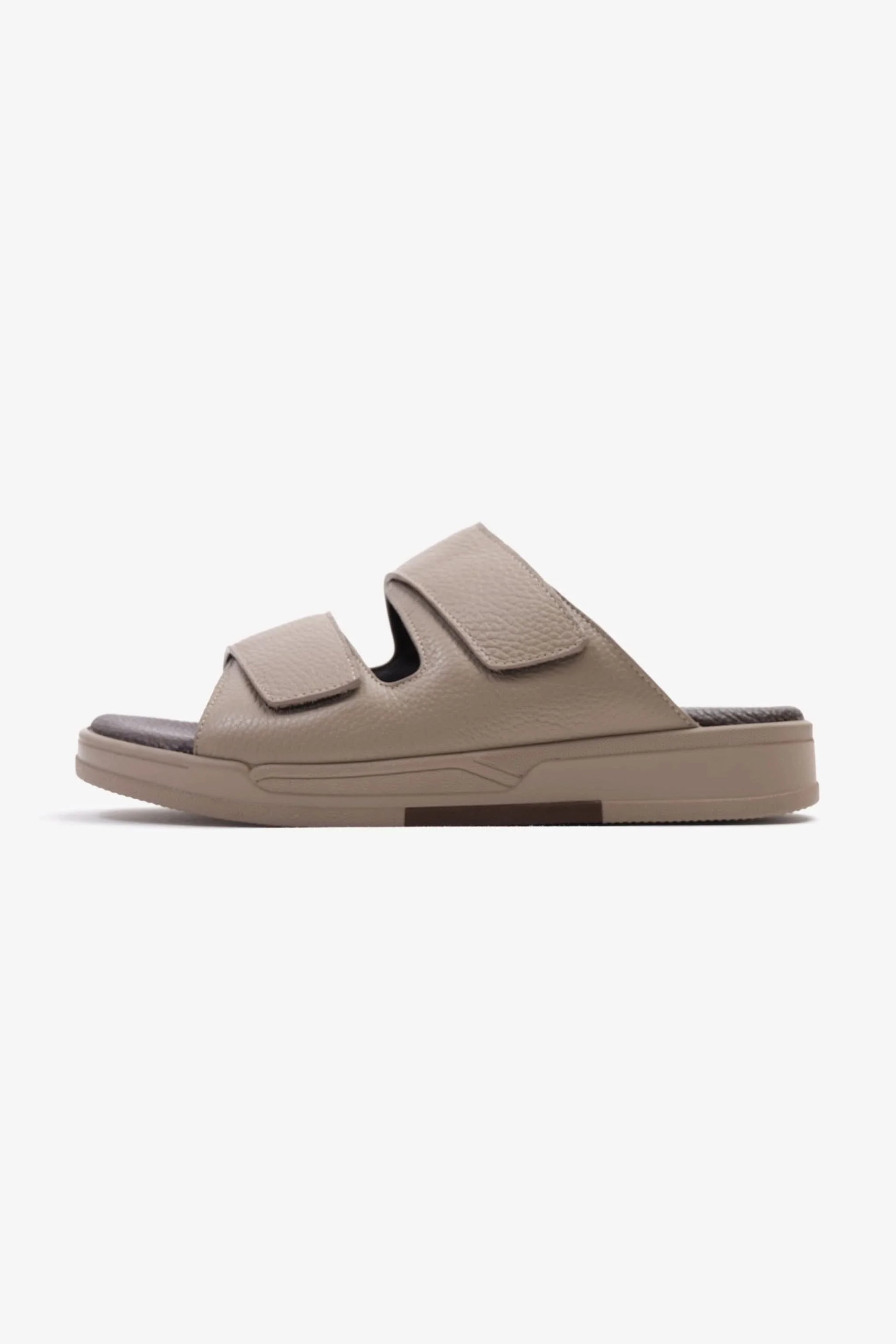 Cavalier Uomo Men's Arabic Leather Sandals Stone MSDCVHAR315