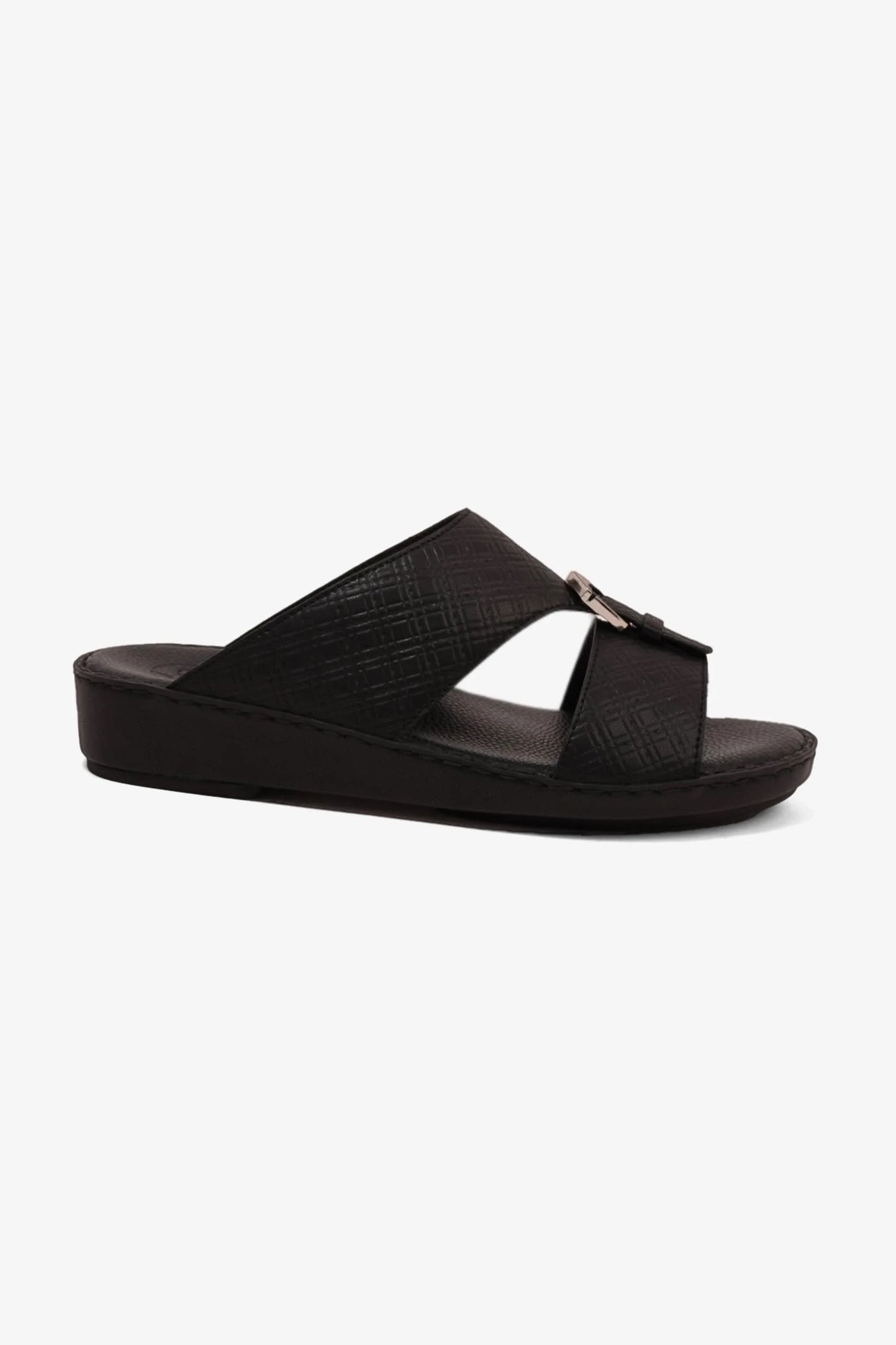 Comfort Plus Men's Cushioned Slip-On Sandals Black MSDCP7013