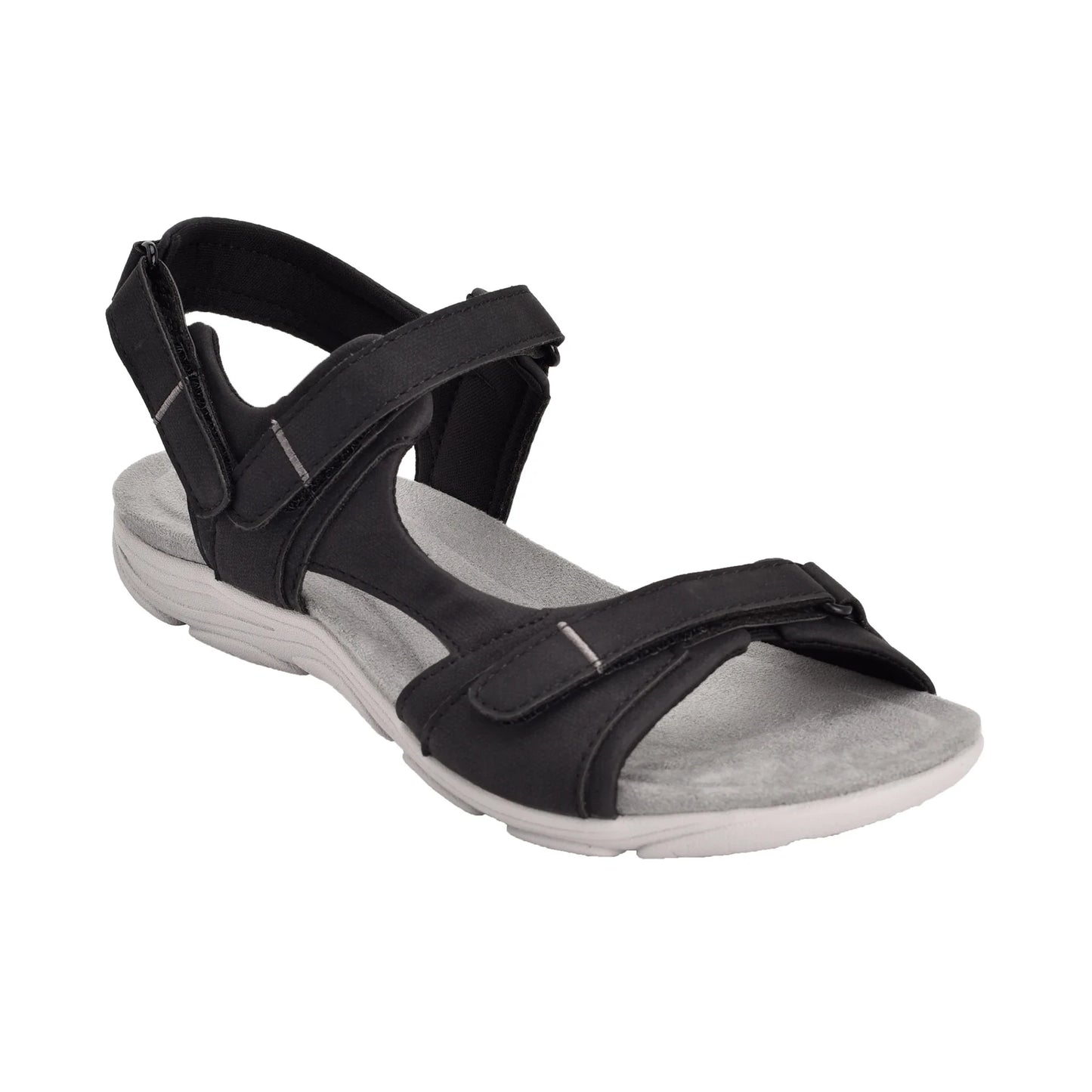 Easy Spirit Ladies Sandals Selake3 Black Sole Therapy