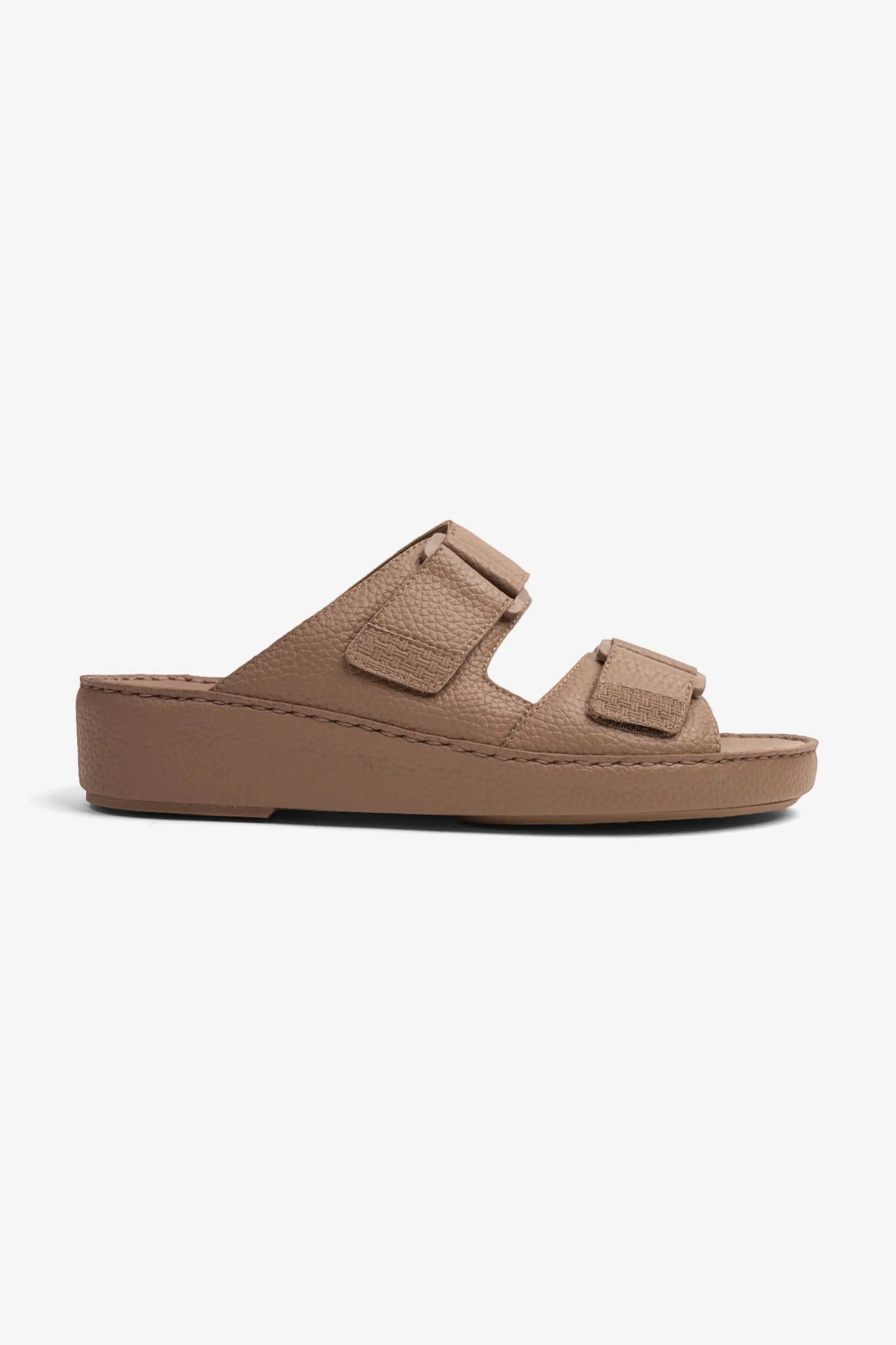 Cavalier Uomo Men's Leather Arabic Sandals Stone MSDCV1107