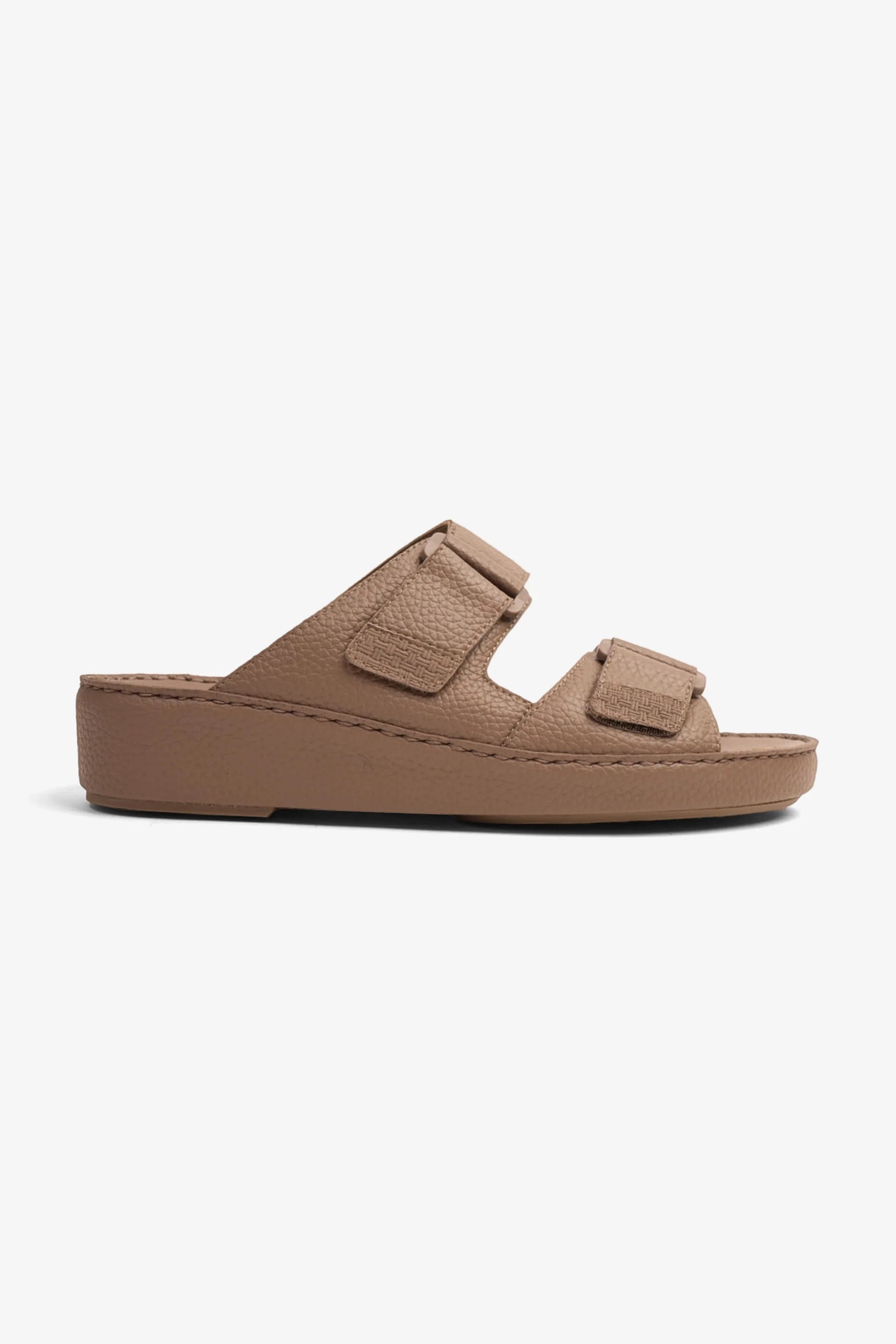 Cavalier Uomo Men's Leather Arabic Sandals Stone MSDCV1107