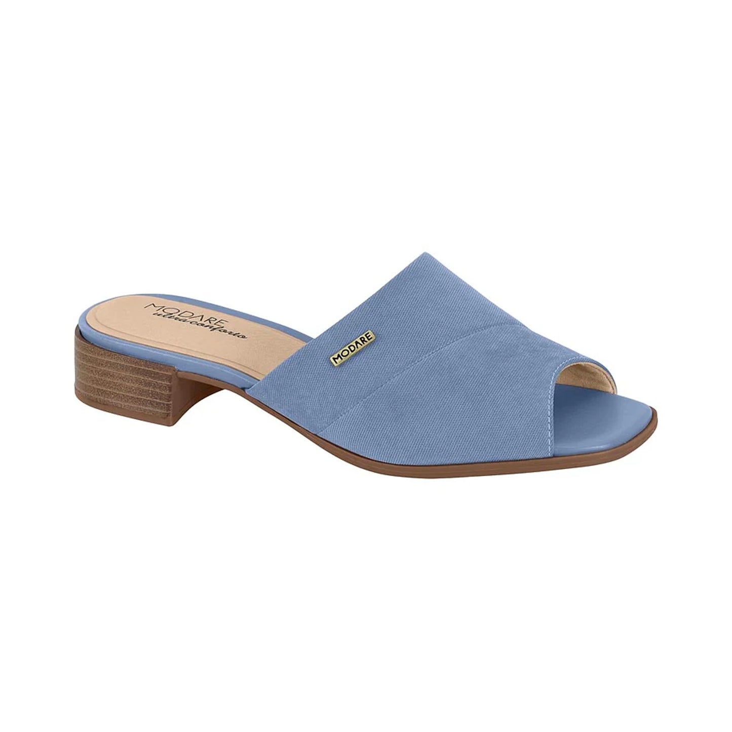 Modare Texas Low-Heel Sandals Denim