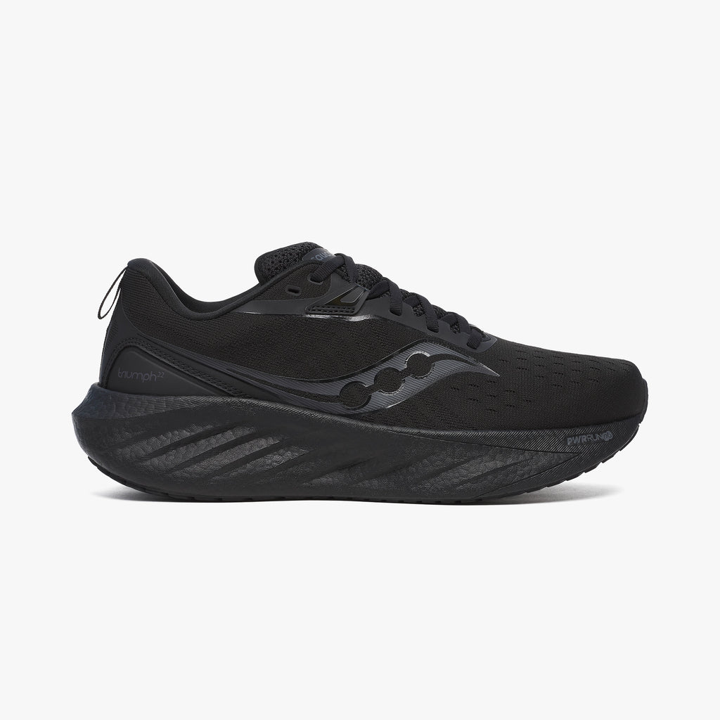 SAUCONY TRIUMPH 22 TRIPLE BLACK