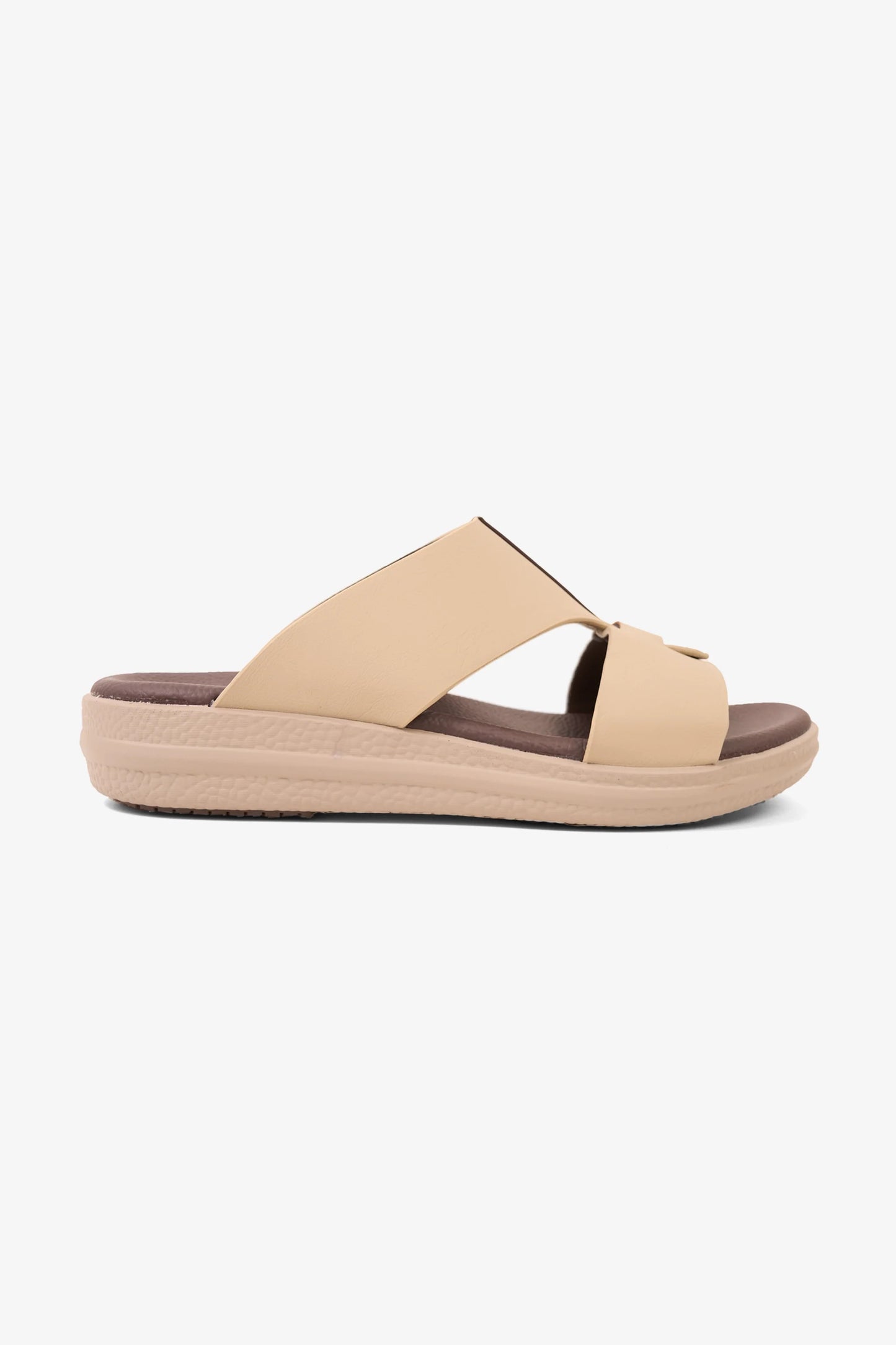 Comfort Plus Men's Glide Luxe Arabic Sandals Beige MSDGBCPRS103
