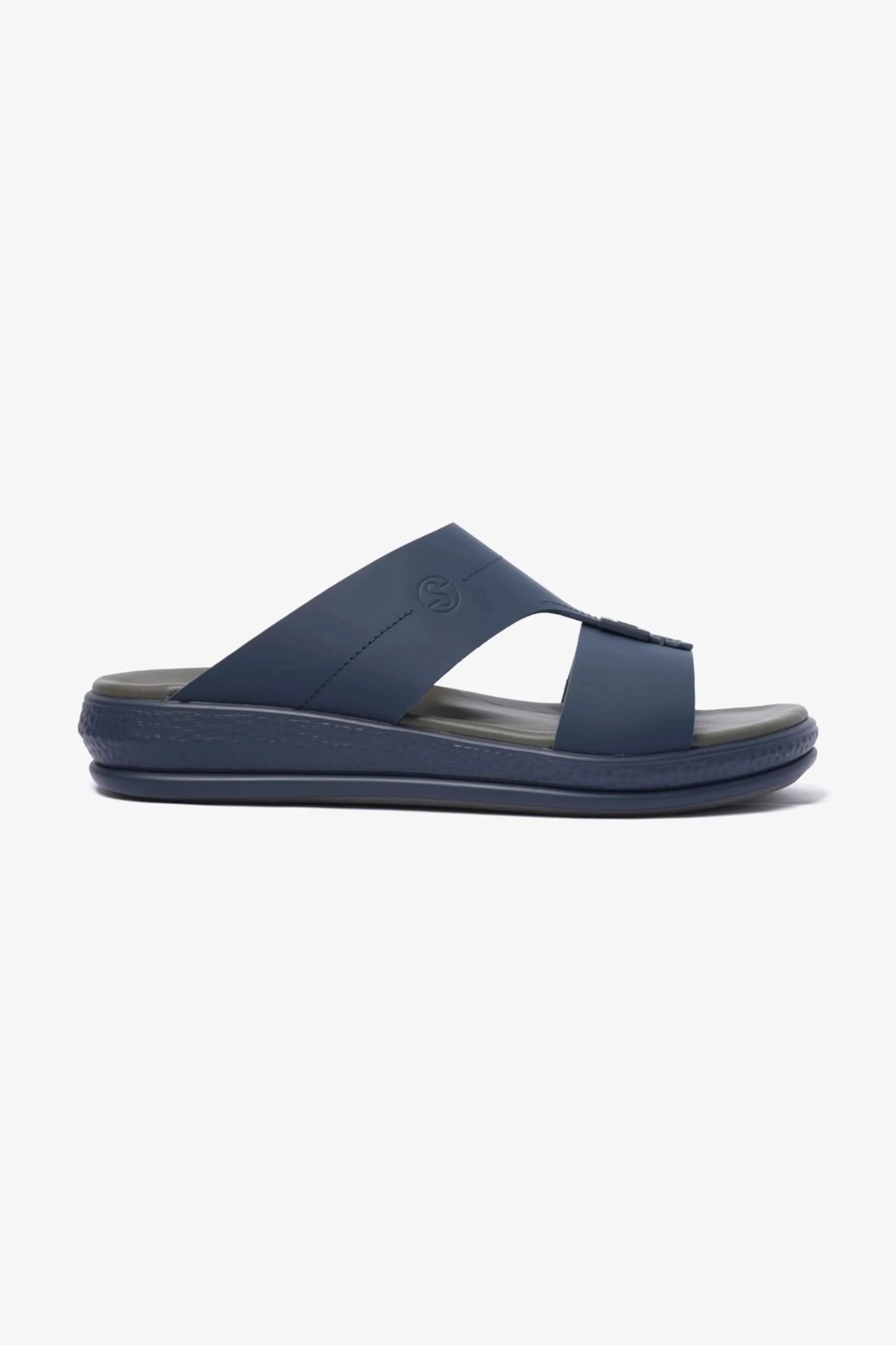 Comfort Plus Men's Timeless Design Strap Sandals Navy D104