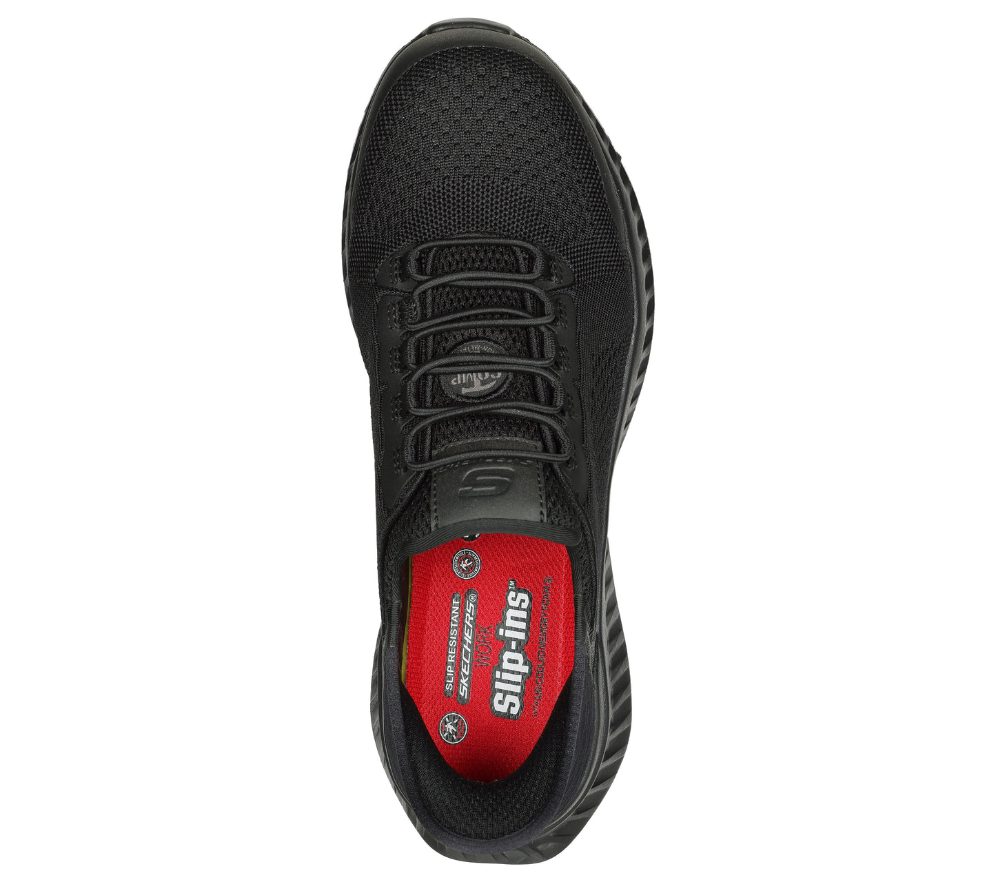 SKECHERS MEN'S SLIP-INS WORK: TILIDO - FLETCHI - BLACK
