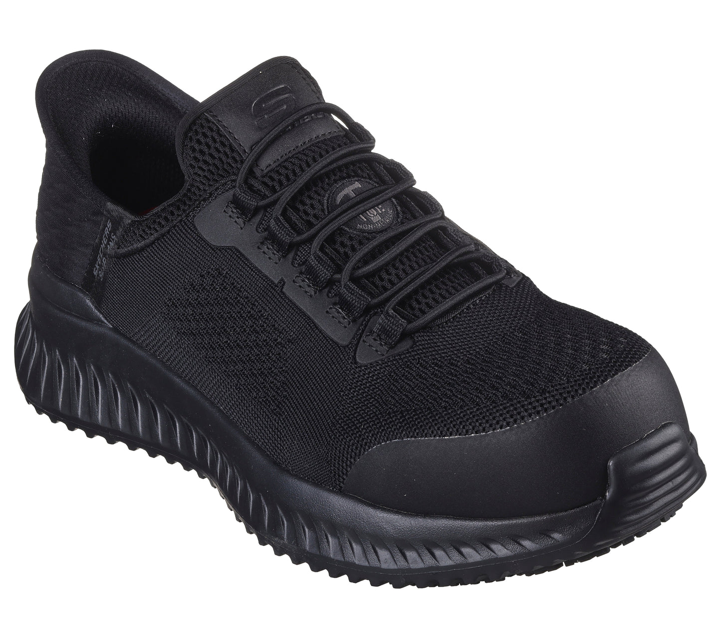 SKECHERS MEN'S SLIP-INS WORK: TILIDO - FLETCHI - BLACK