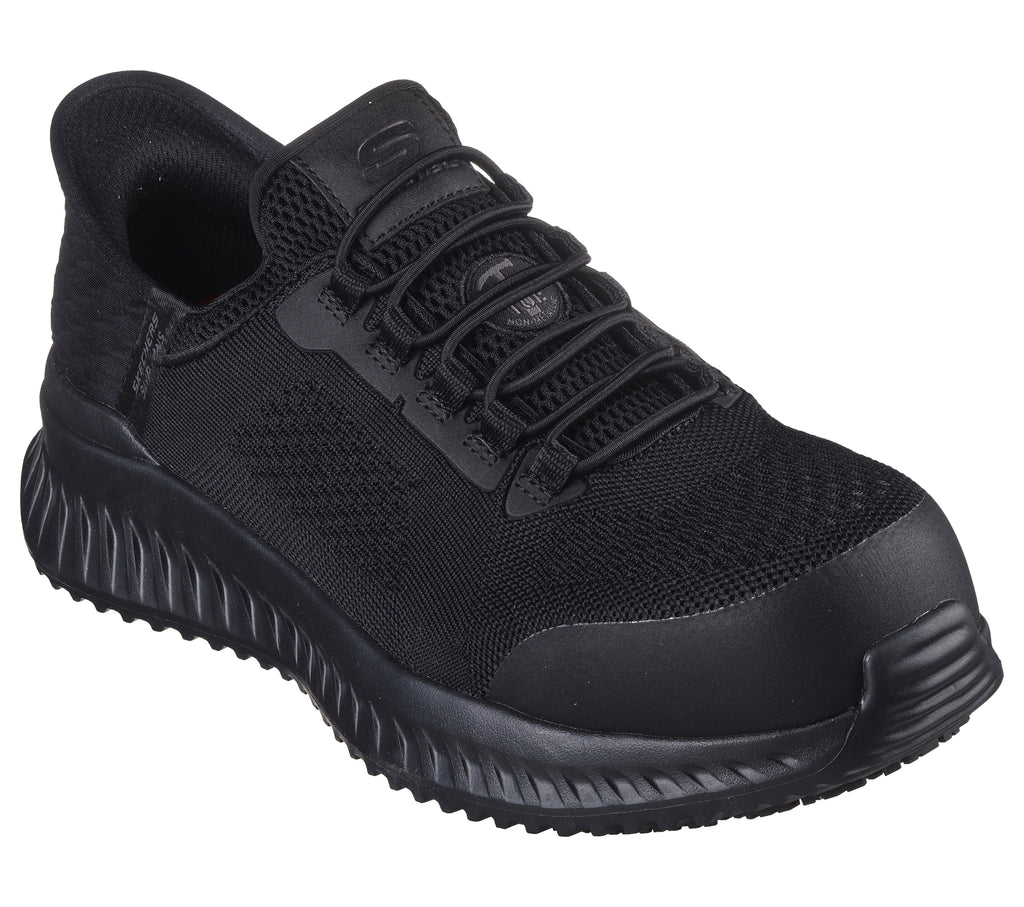 SKECHERS MEN'S SLIP-INS WORK: TILIDO - FLETCHI - BLACK
