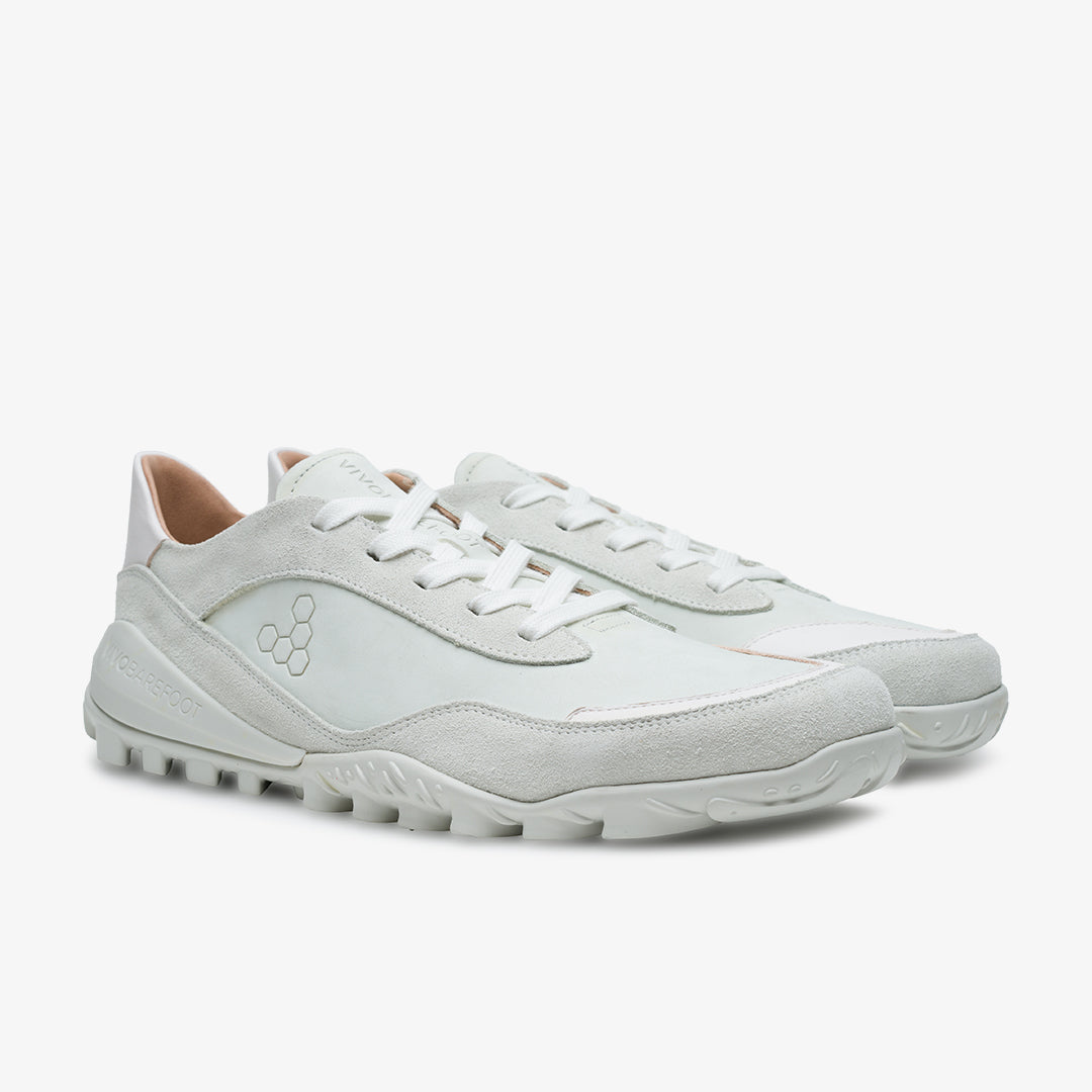 Novus Womens Trainer Shoes White Leather