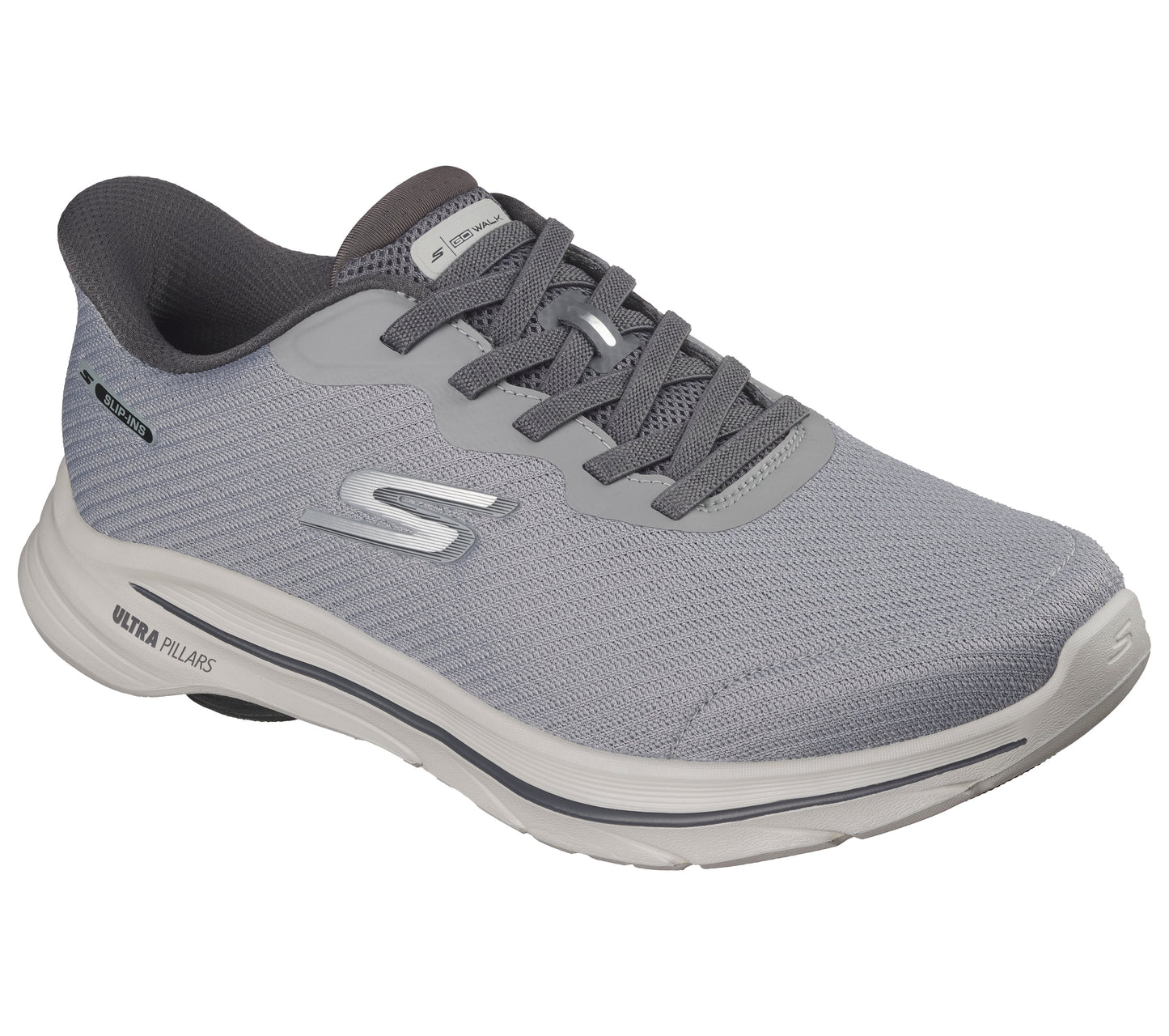 SKECHERS MEN SHOES GO WALK PERFORMANCE - GREY