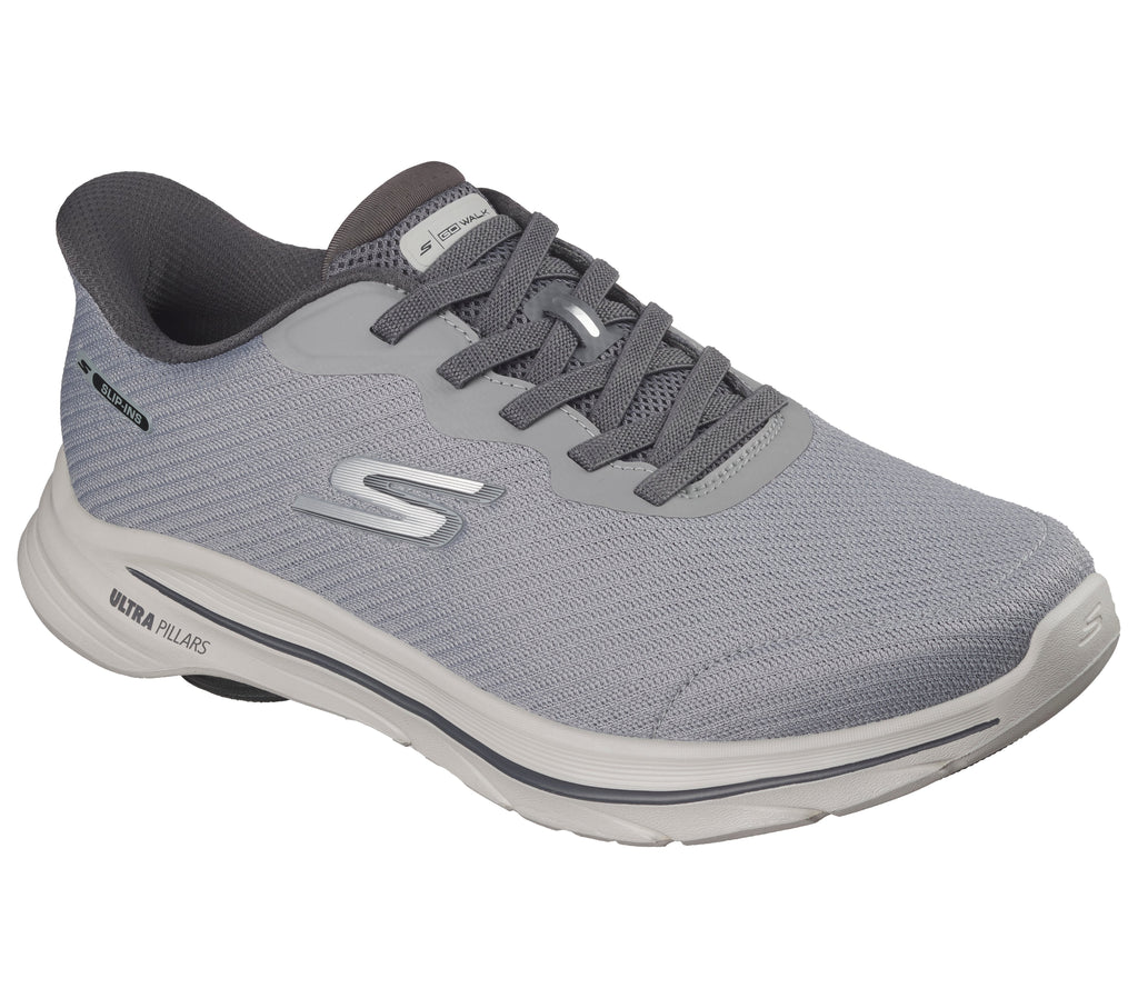 SKECHERS MEN SHOES GO WALK PERFORMANCE - GREY