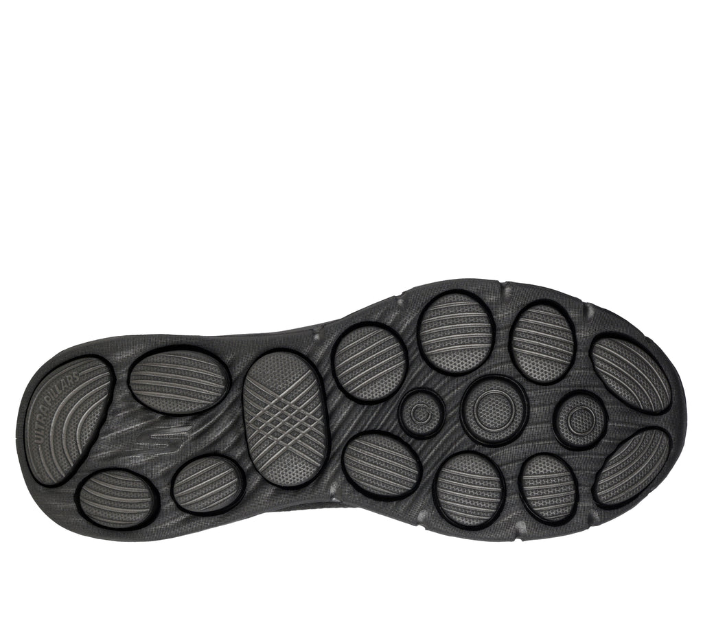 SKECHER MENS GO WALK 8 - BLACK/BLACK