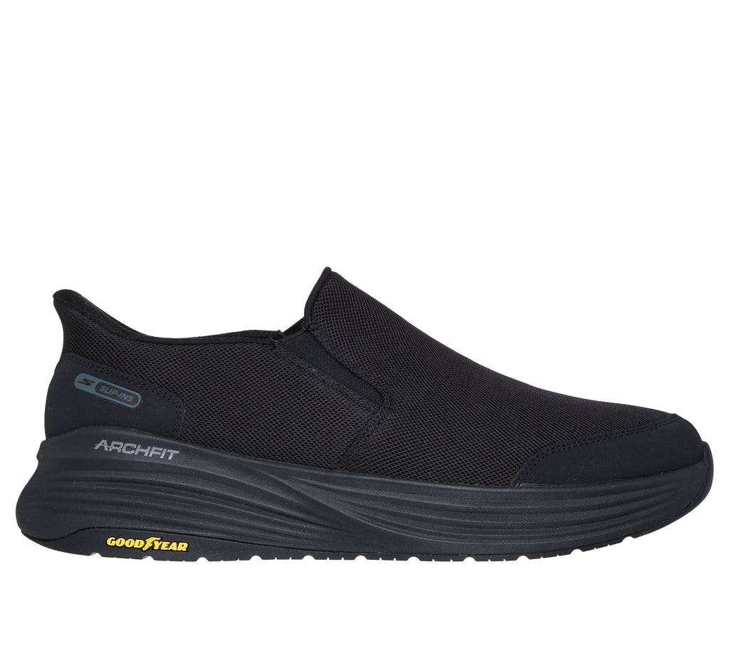 Skechers Men's Go Walk Stability 2.0 Walking Shoes – Black/Black