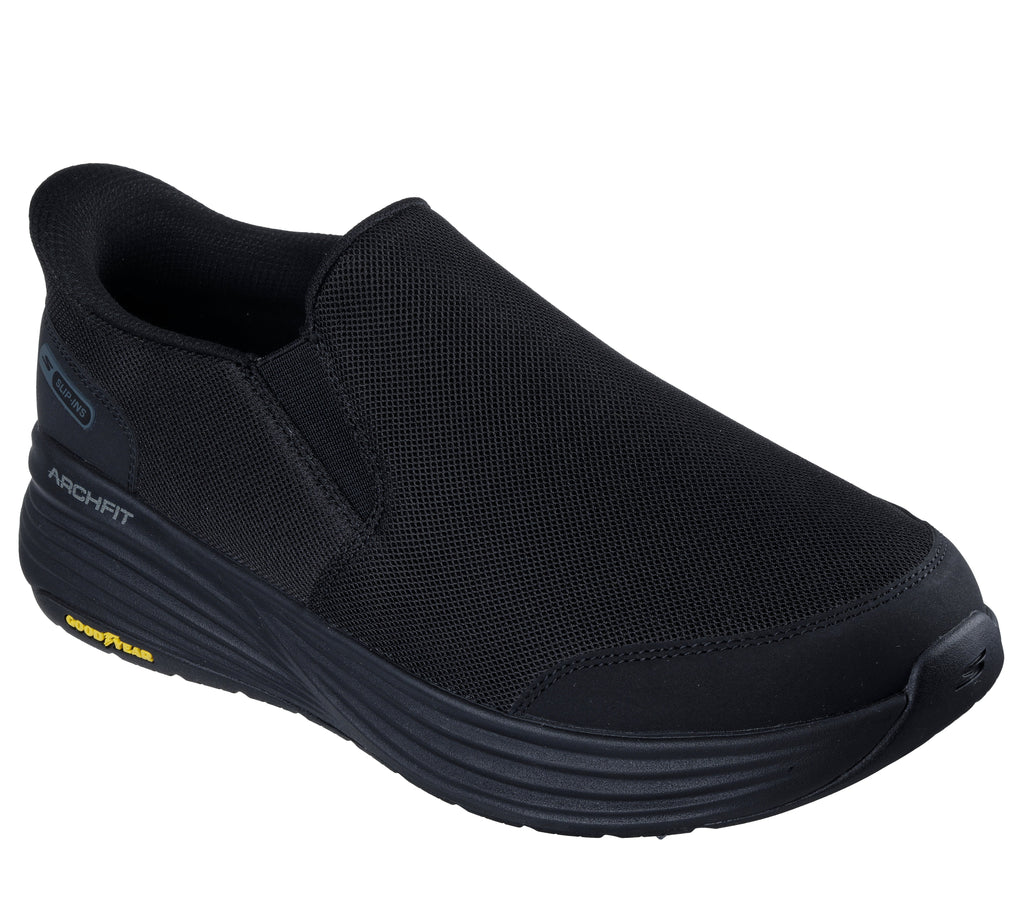 Skechers Men's Go Walk Stability 2.0 Walking Shoes – Black/Black