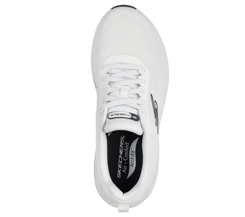 SKECHERS MEN SHOES GO WALK STABILITY 2.0-WHITE/BLACK