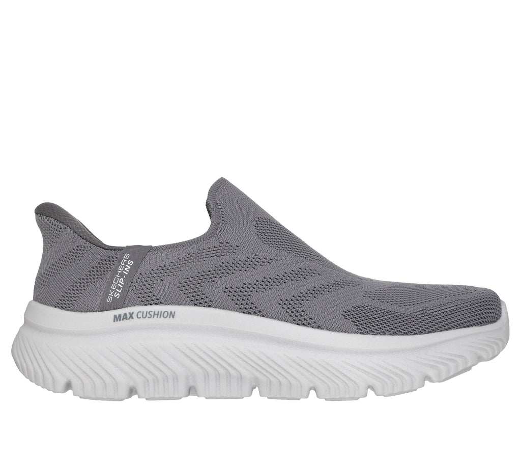 SKECHERS MENS GO WALK MAX CUSHIONING HYPER BURST - CHARCOAL