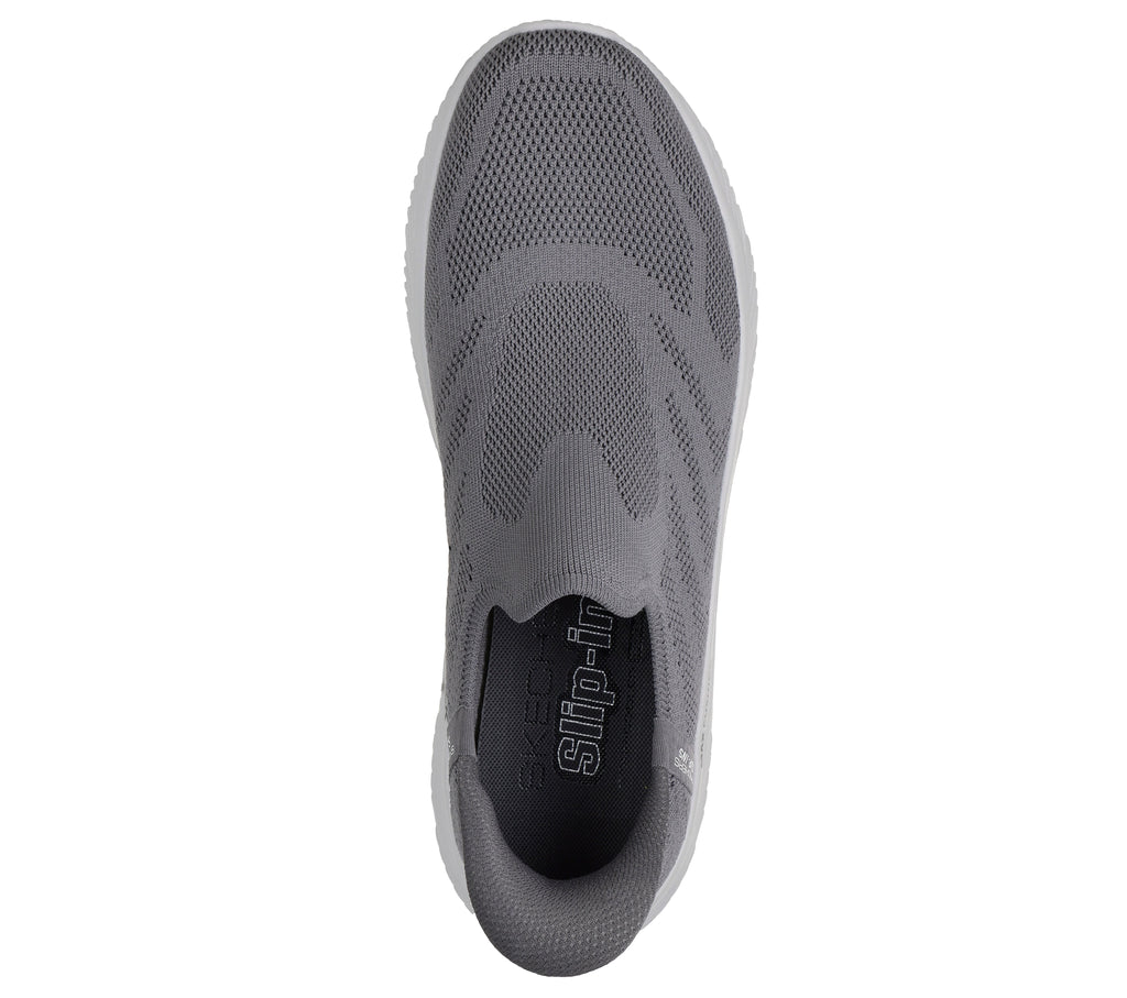 SKECHERS MENS GO WALK MAX CUSHIONING HYPER BURST - CHARCOAL